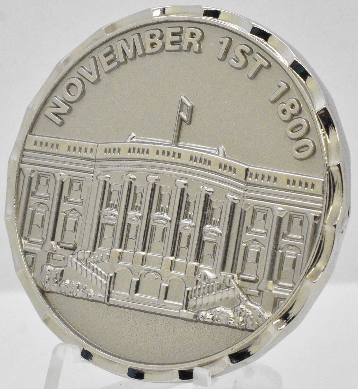 Presidential Seal The White House November 1st 1800 John Adams Challenge Coin