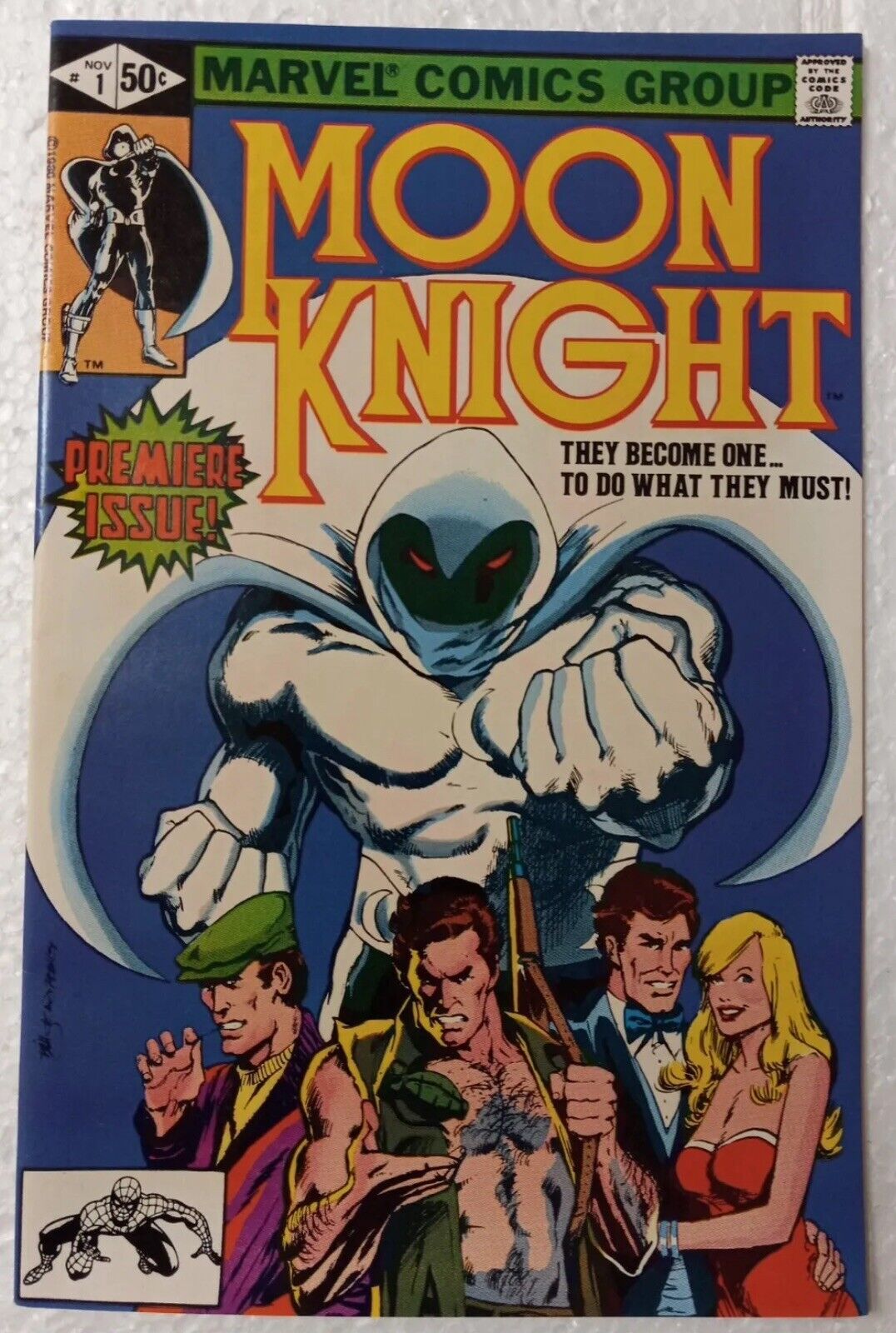 Moon Knight #1 - NM Bronze Age Key 1980 - 1st App Bushman Hot 10