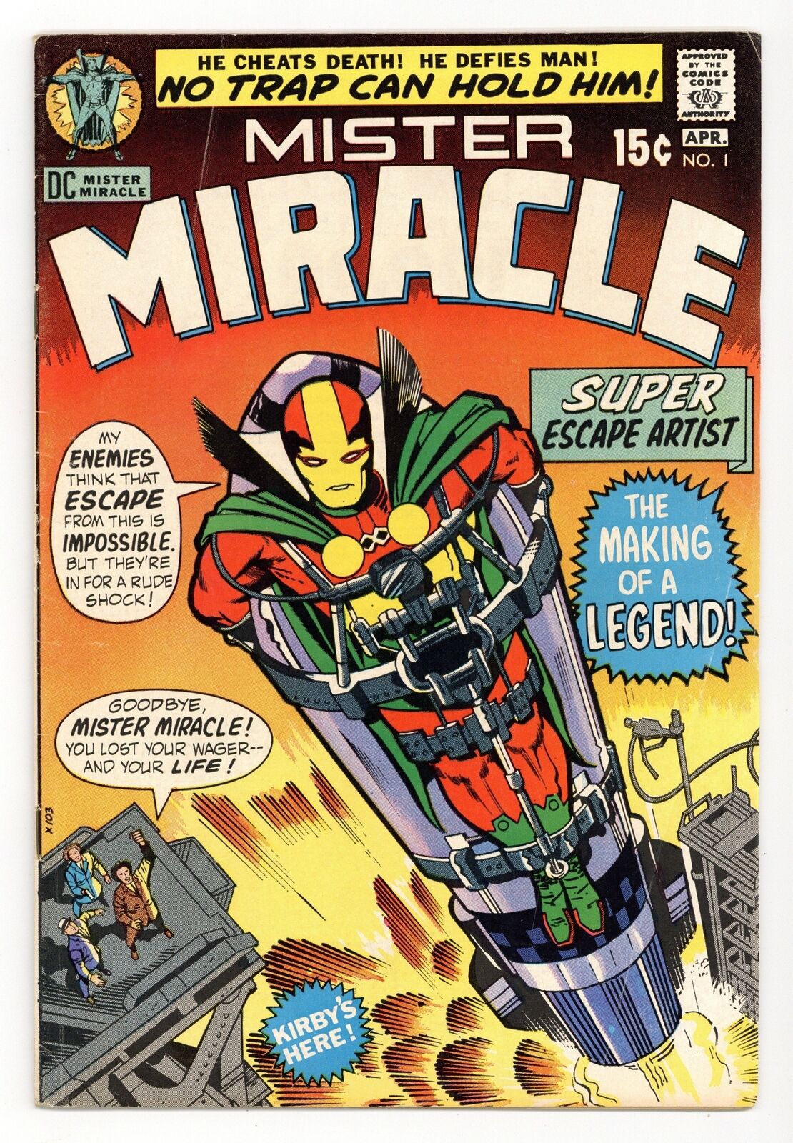 Mister Miracle #1 VG- 3.5 1971 1st app. Mr. Miracle