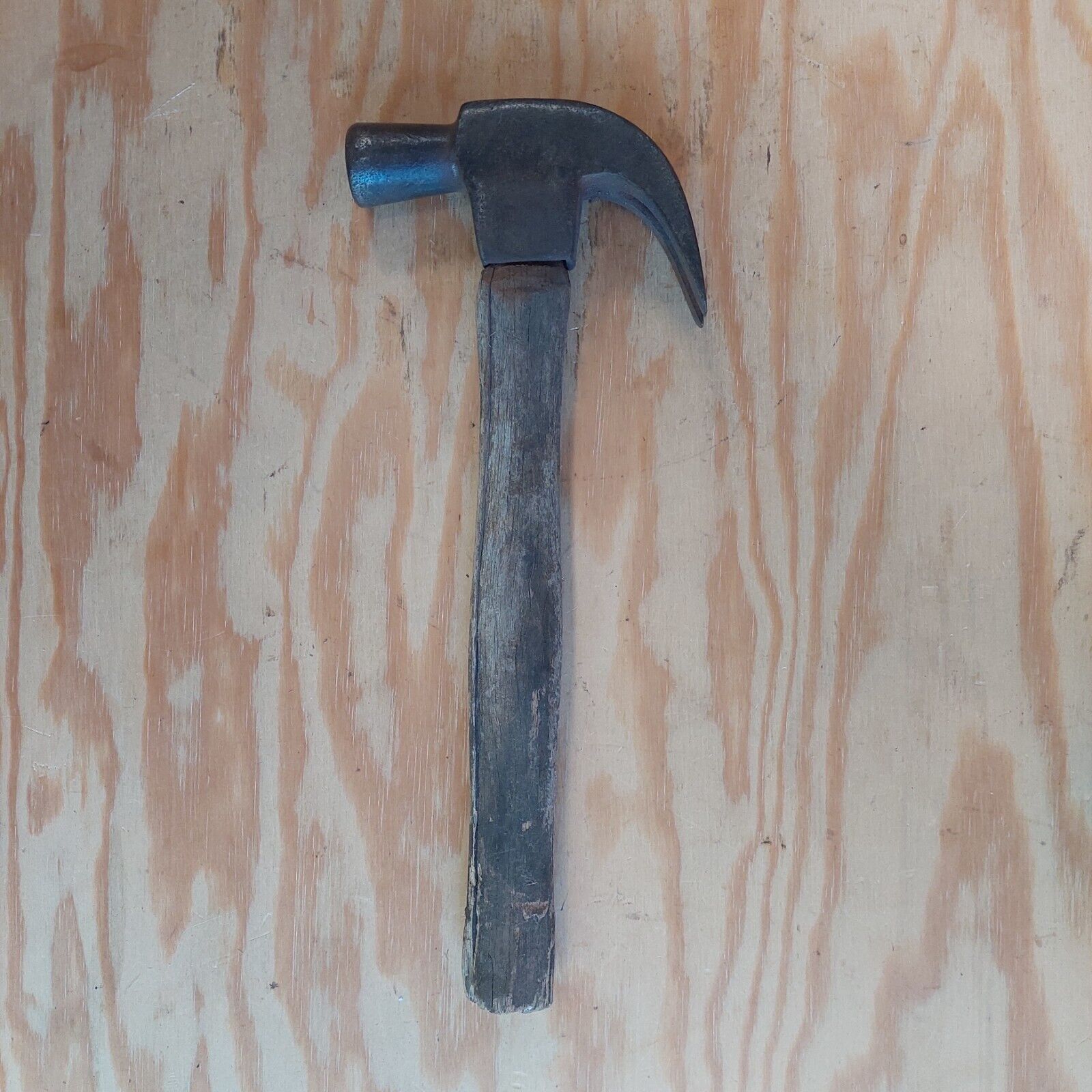 RARE Vintage Claw Hammer Nail Holding Needs New Handle old tool