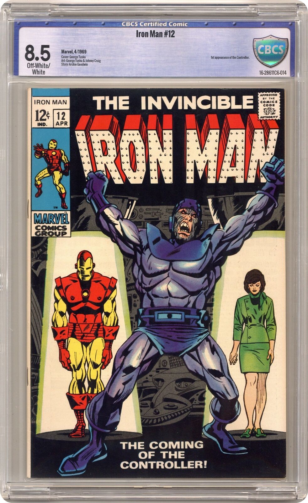 Iron Man #12 CBCS 8.5 1969 16-28611C6-014