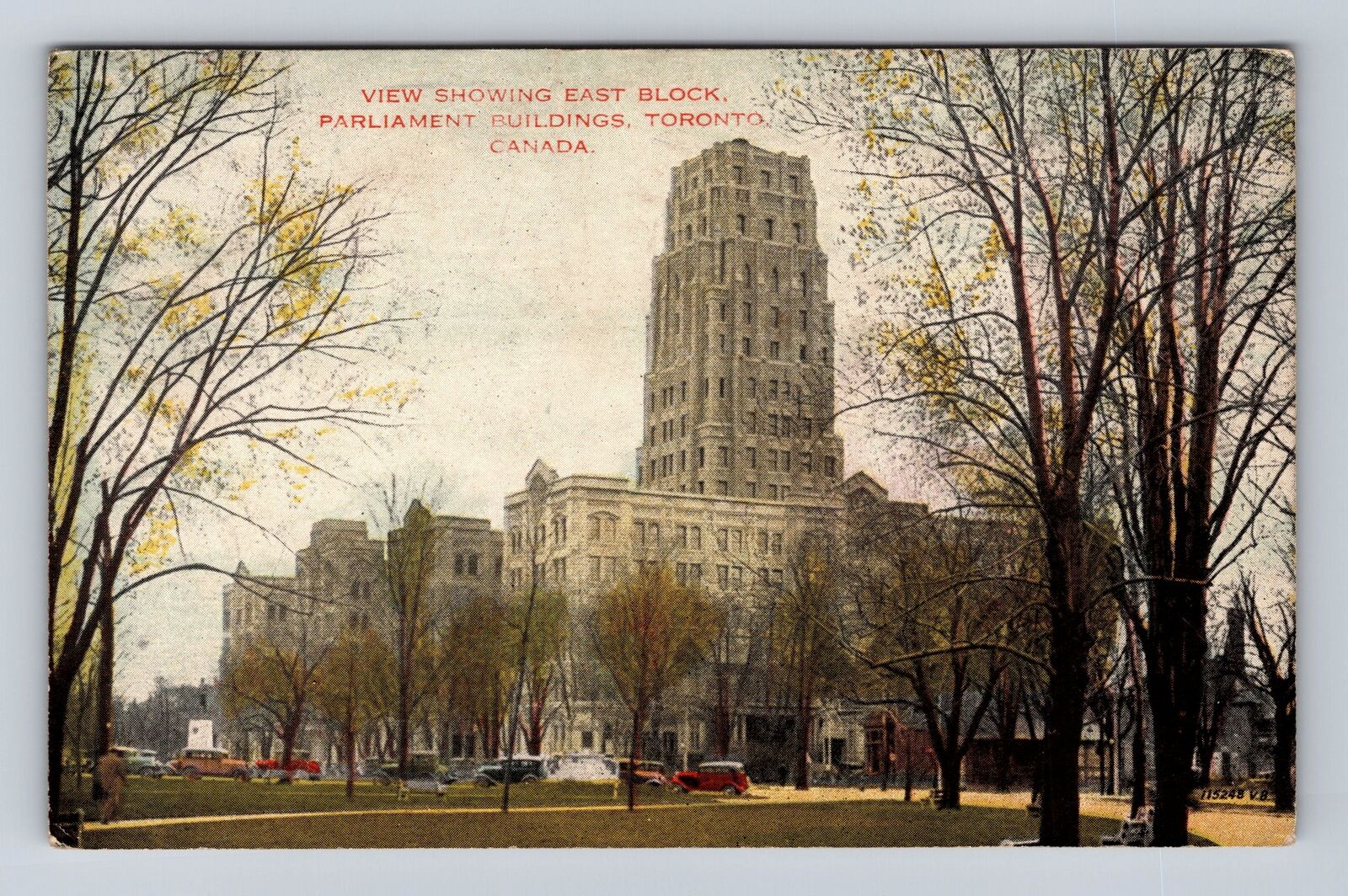 Toronto Ontario-Canada, Parliament Building, Antique Vintage Souvenir Postcard