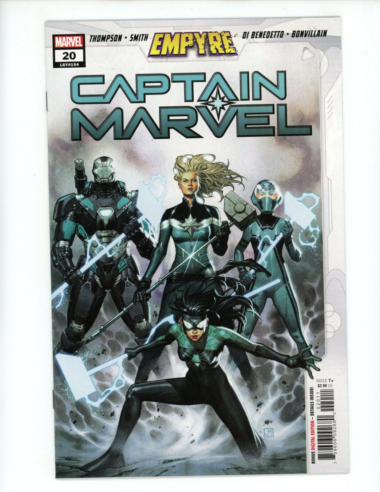 Captain Marvel #20 Comic Book 2020 NM 1st Team App Marvel Comics
