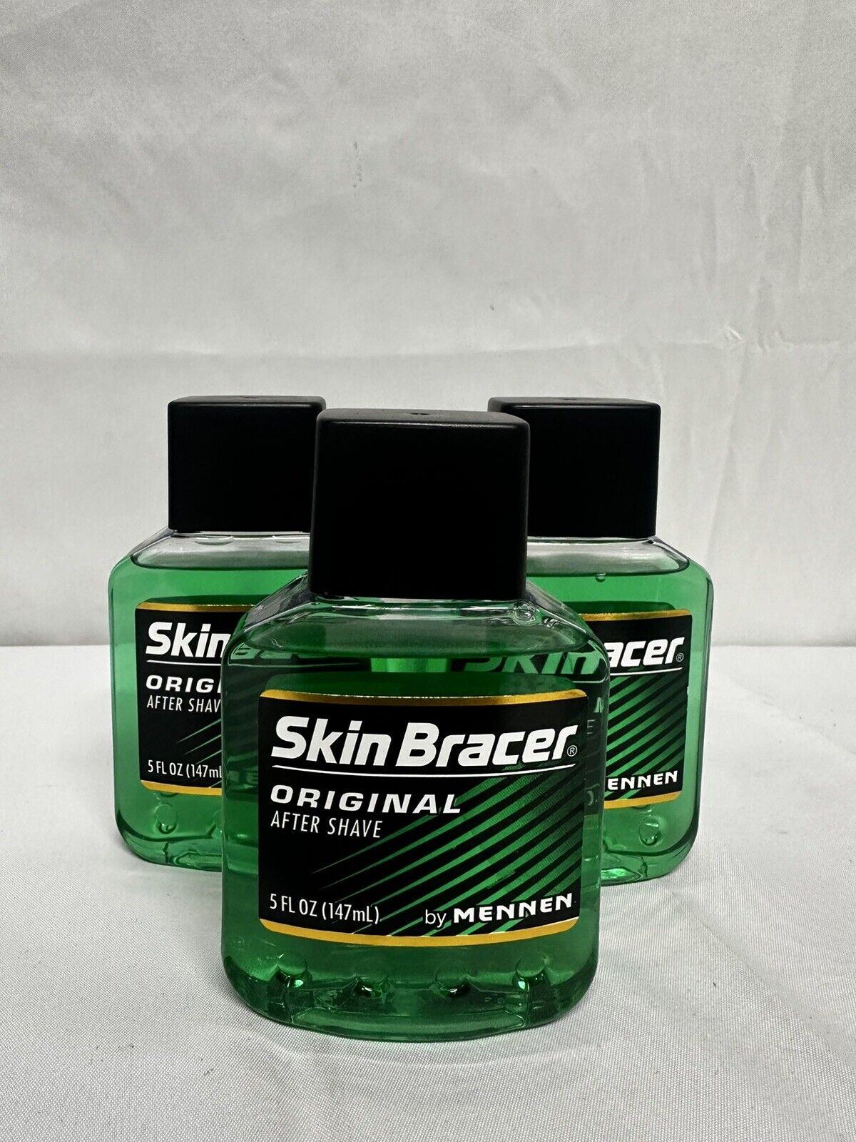 Skin Bracer Original After Shave by Mennen, Men\'s 5 oz   Lot of 3