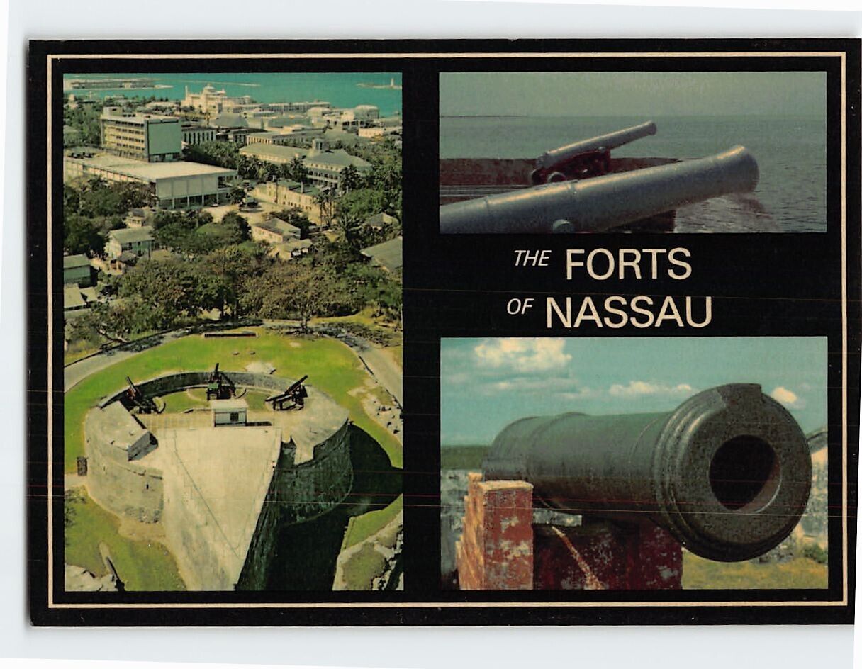 Postcard The Forts Of Nassau Bahamas