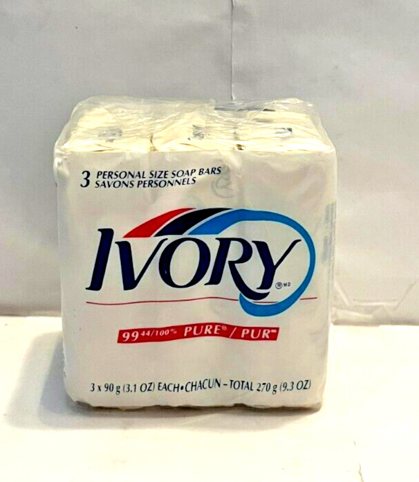 Pack Of 3 Ivory Soap Vintage New Sealed /Bars Procter & Gamble Please Read