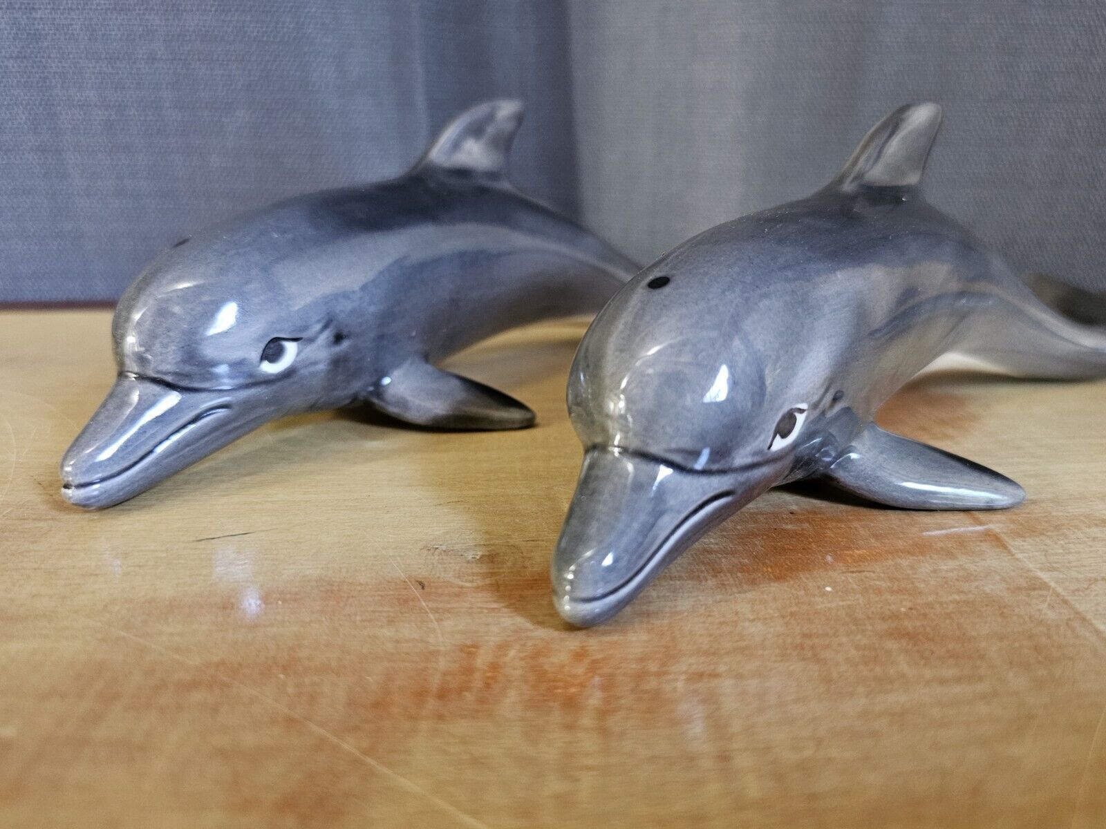 Holland Mold Ceramic Dolphin Figurines 8\