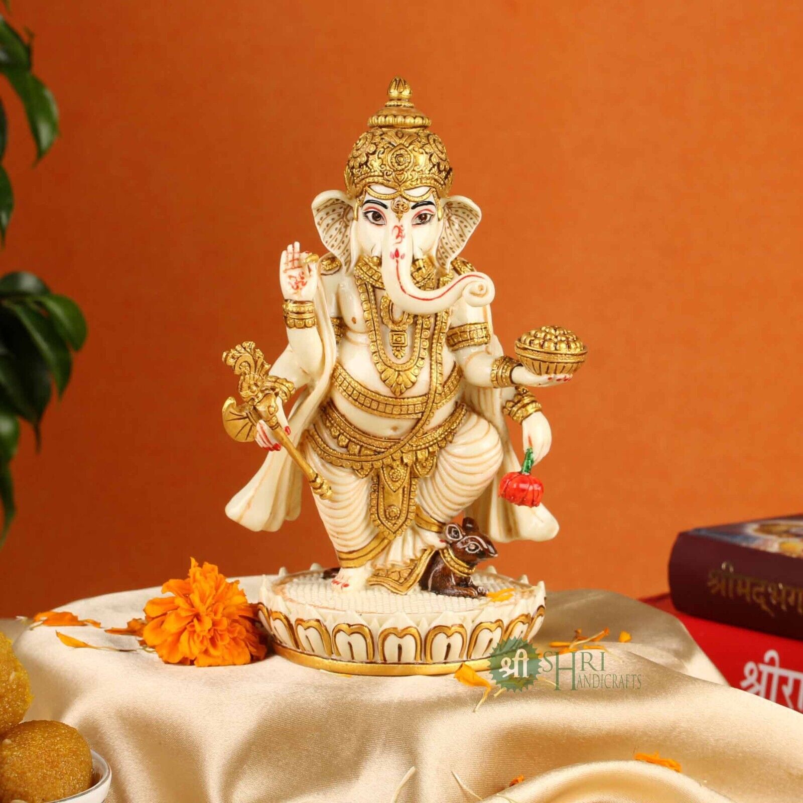 Lord Ganesha # Standing Ganesha Statue # Hindu Elephant God # Good Luck God 