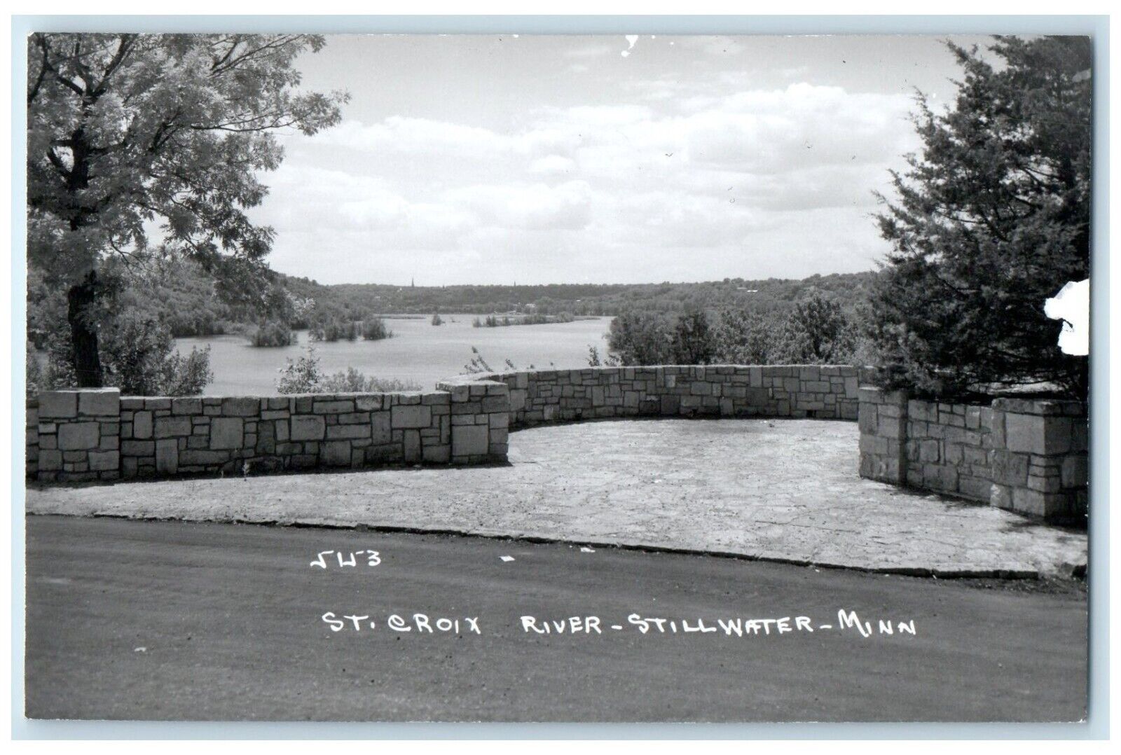 c1940\'s St. Croix River Stillwater Minnesota MN RPPC Photo Vintage Postcard