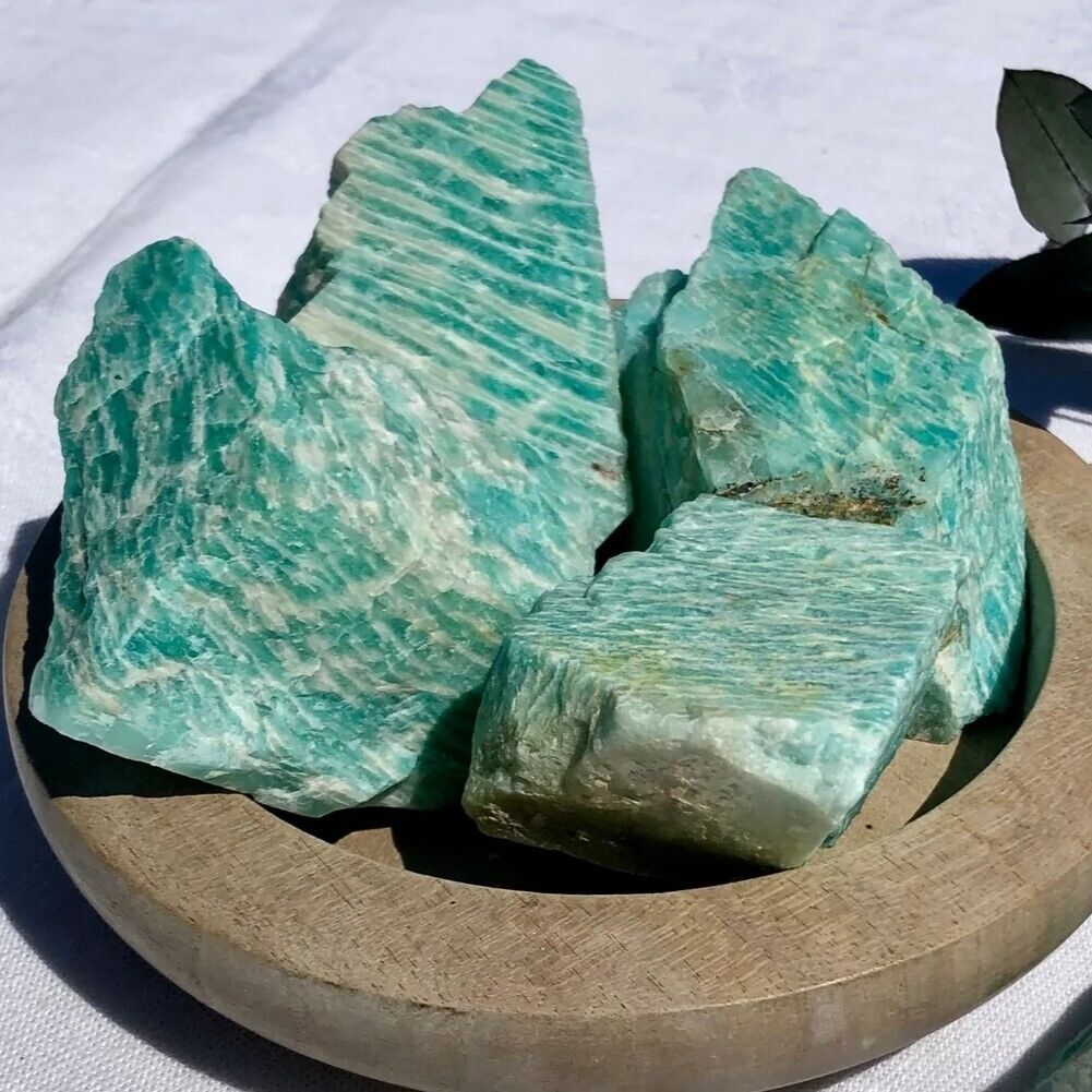 Raw Rough Amazonite Gemstone Chunk Healing Energy Crystal Mineral Rock 1PCS