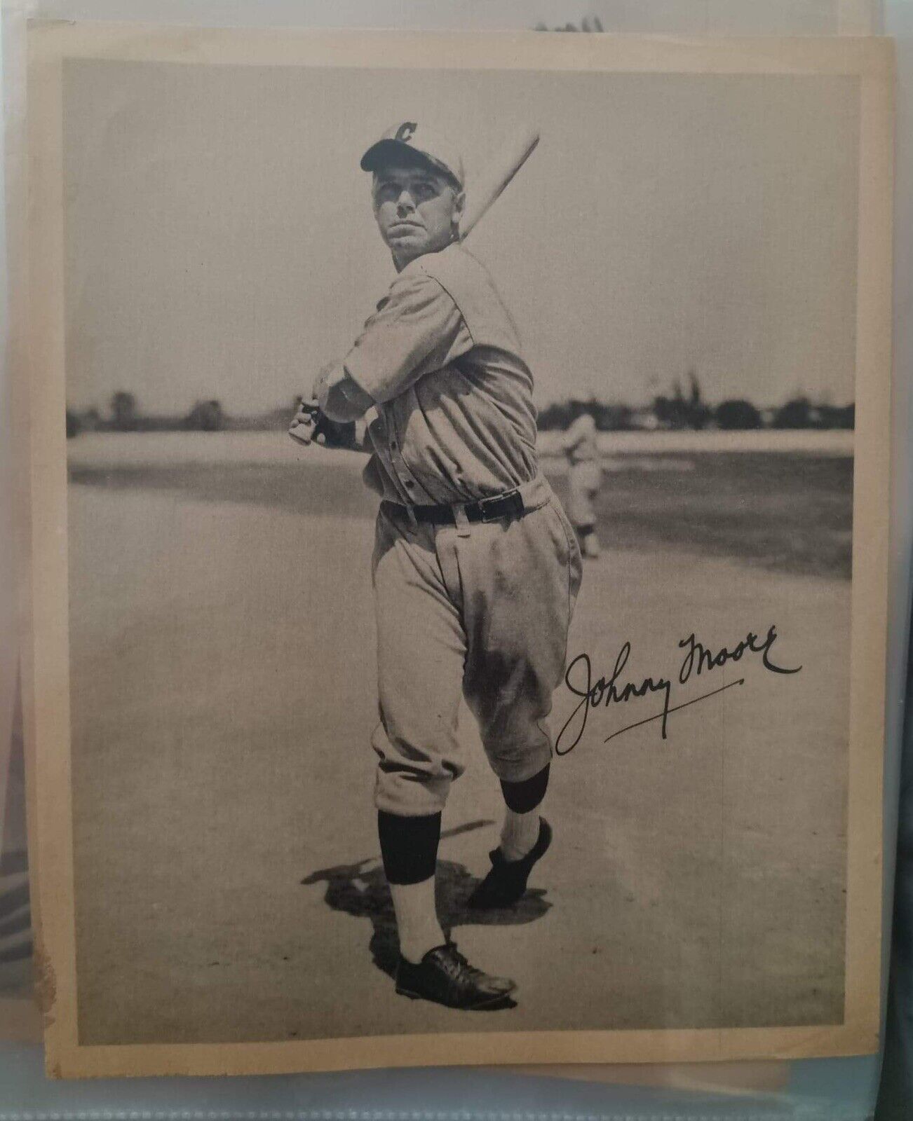 VINTAGE Johnny Moore Photograph With Autograph