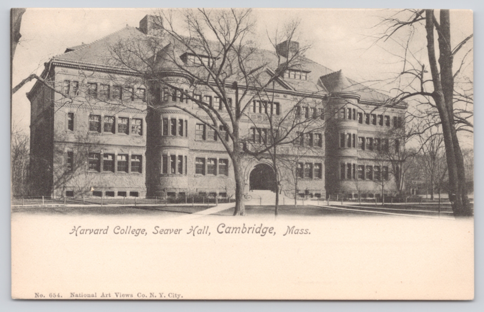 Sever Hall Harvard University Cambridge MA c1905 Postcard, HH Richardson Design