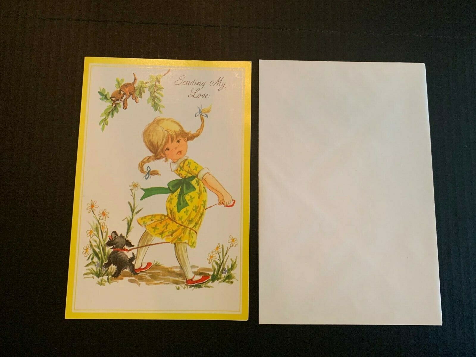 Vintage Happy Birthday Olypicard Greeting Card Unused