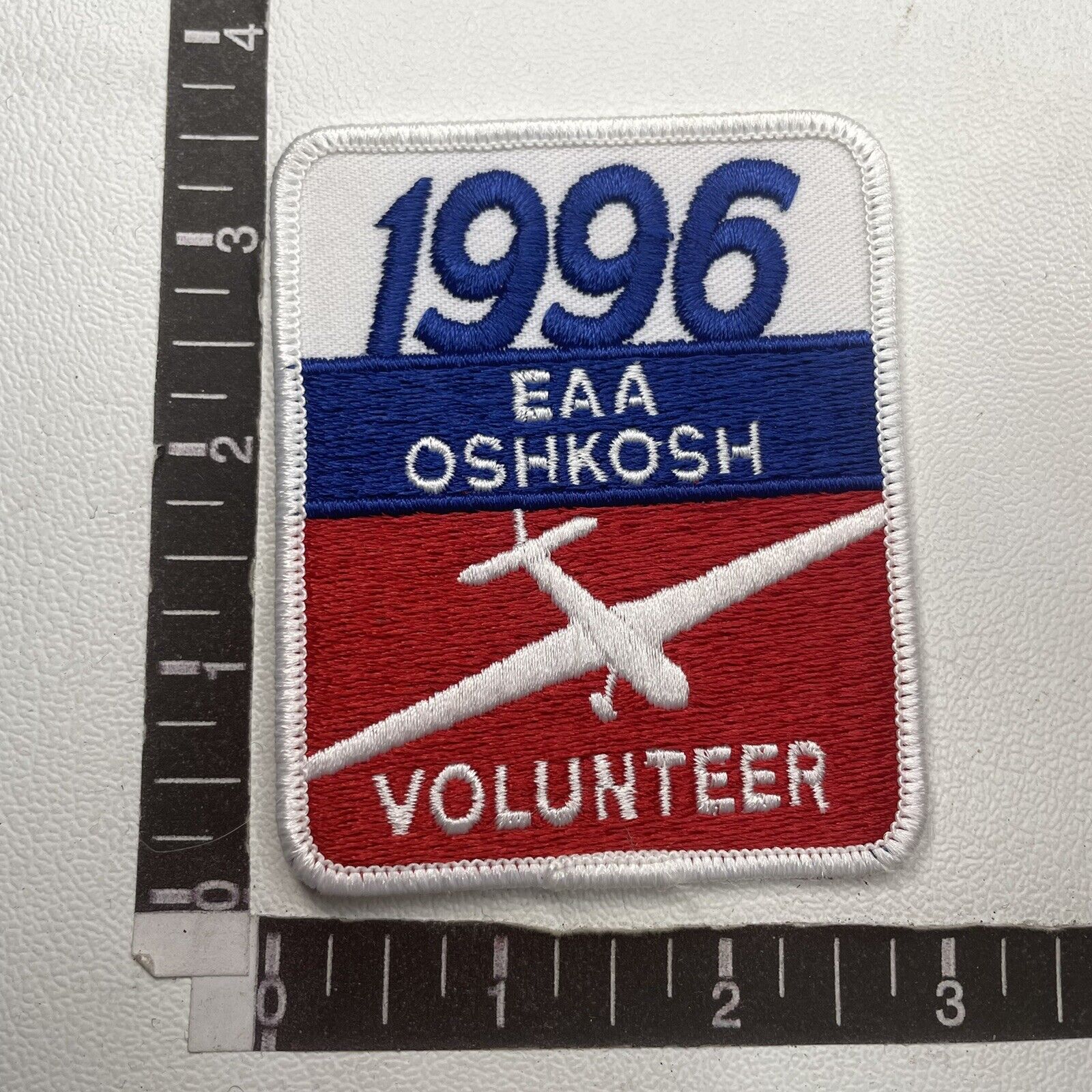 Vtg 1996 OSHKOSH EAA VOLUNTEER Patch Experimental Aircraft Association 10RK