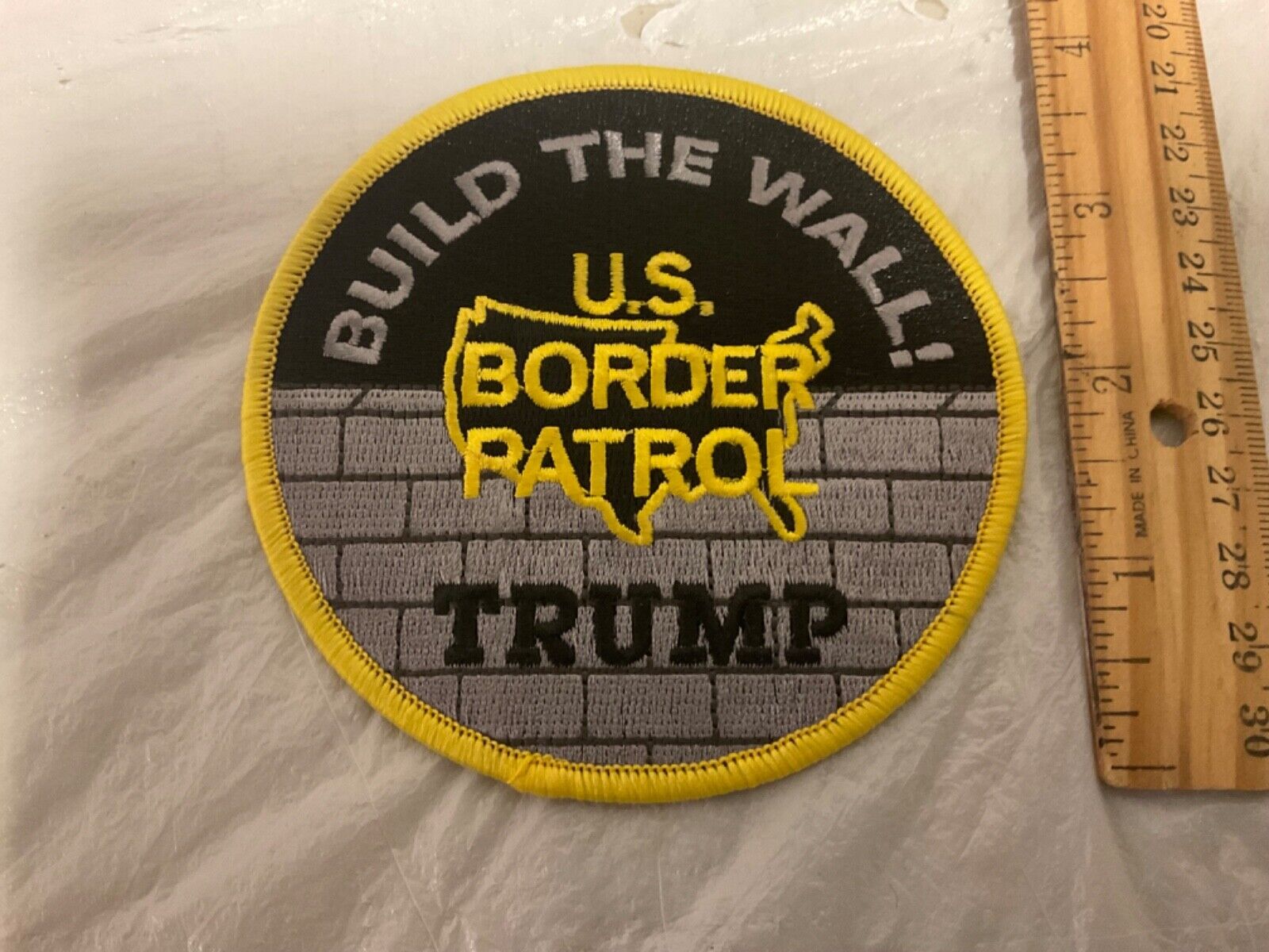 Trump Build The Wall U.S. Boarder Patrol political collection patch