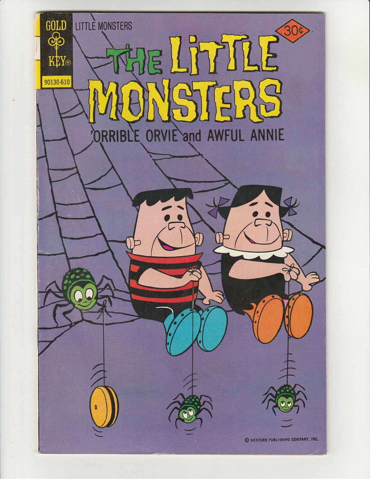 The Little Monsters #36 October 1976 Gold Key Comic Book Orvie Anne (6.0) Fine