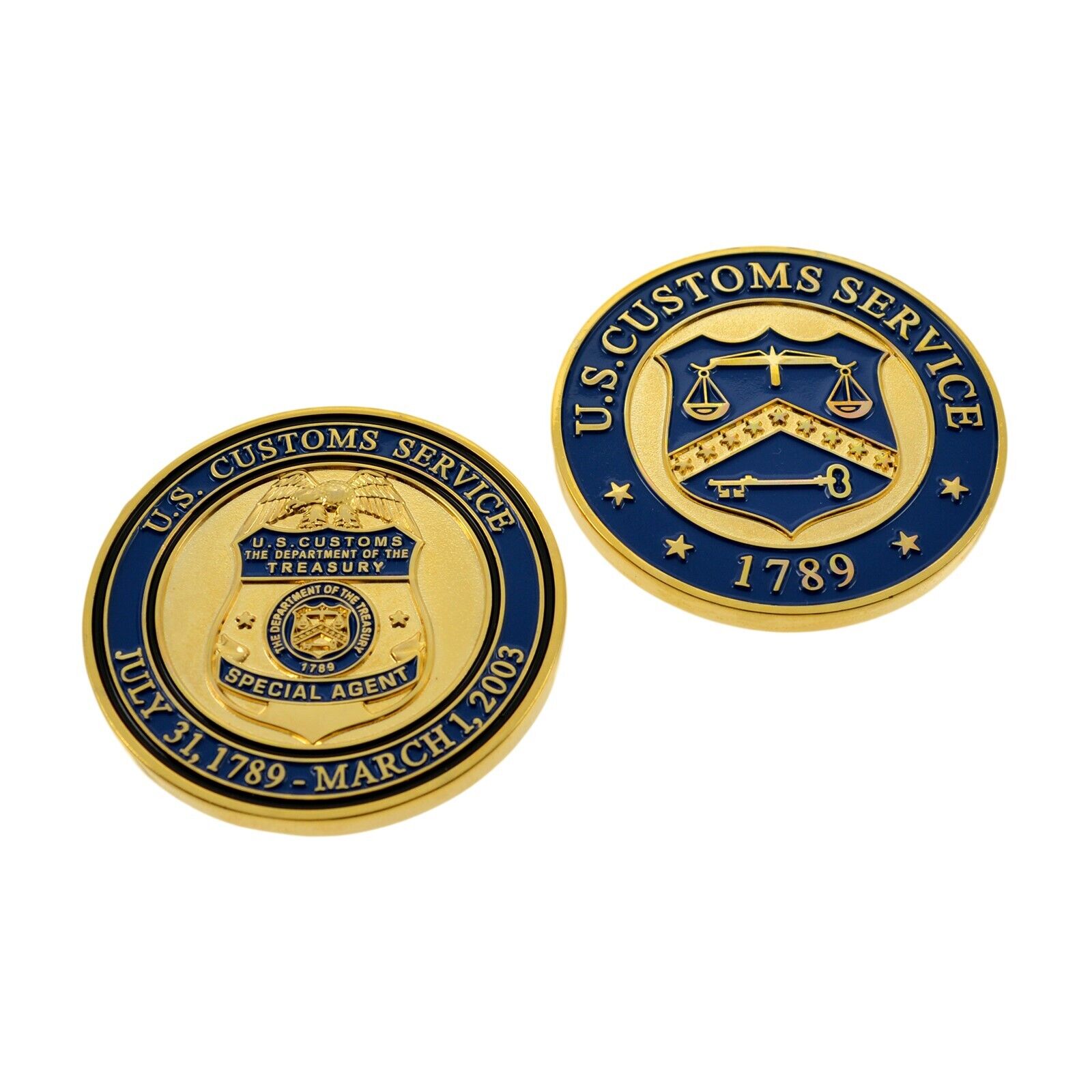 U S Customs Special Agent Treasury Department Challenge Coin Commemorative USCS
