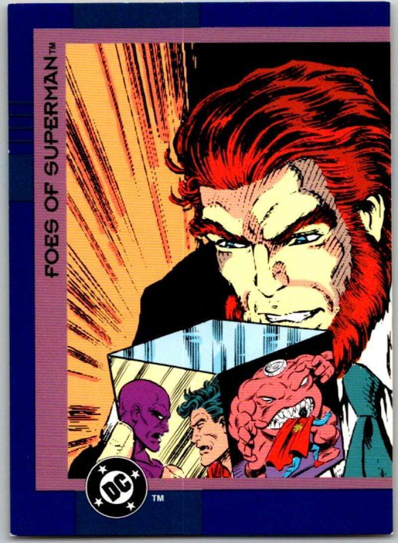 1993 SkyBox DC Comics #34 Foes of Superman - Lex Luthwr, Parasite V36862