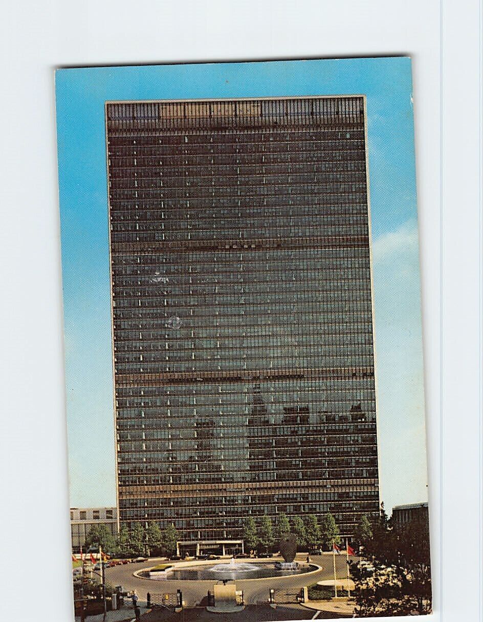 Postcard United Nations Headquarters New York City New York USA
