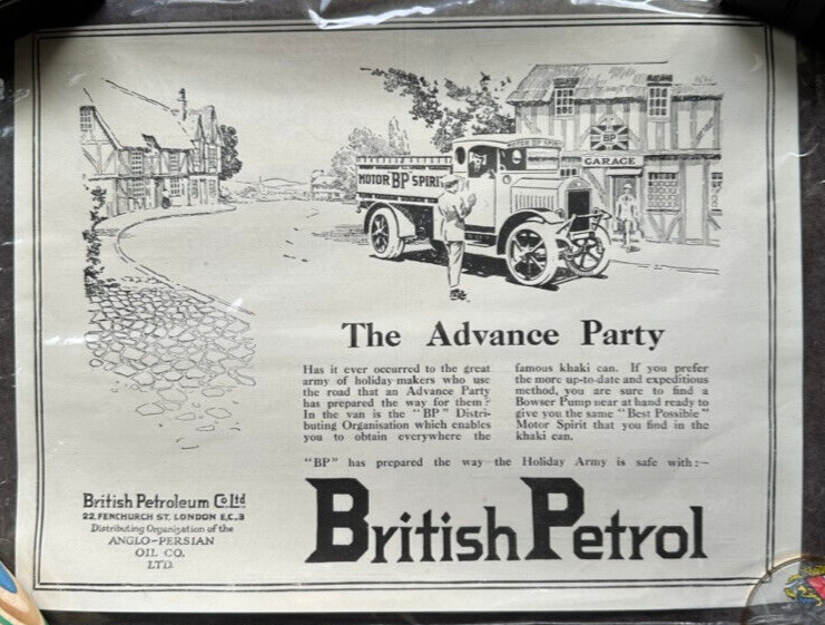 Vintage British Petroleum BP Print Ad approx 7