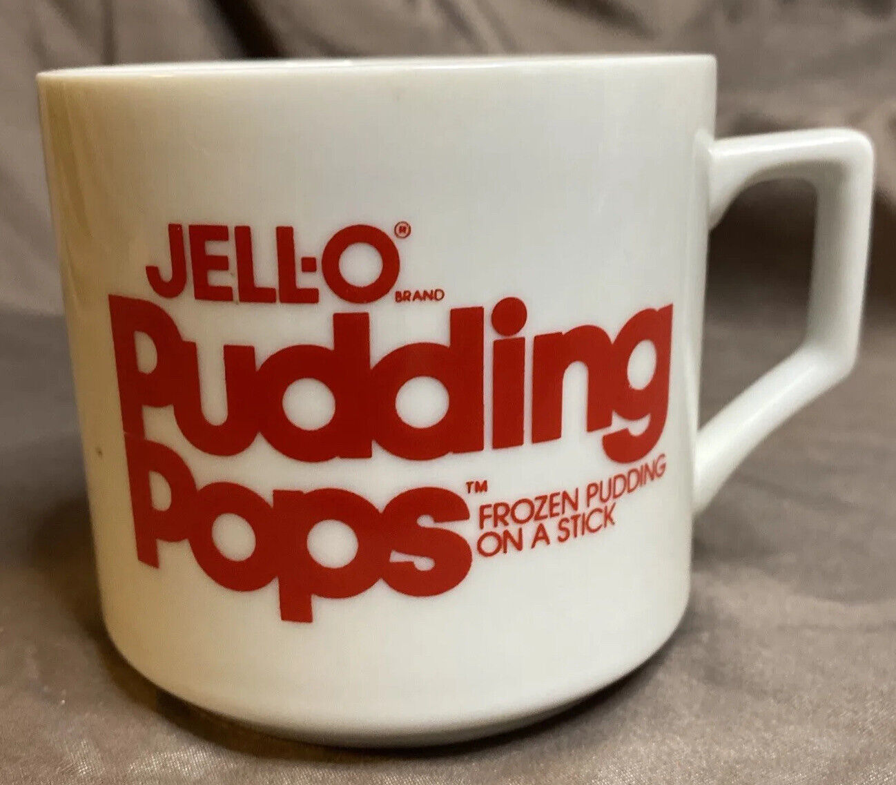 Vintage Jell-o Pudding Pops Coffee Cup Mug Advertising Frozen Pudding Jello