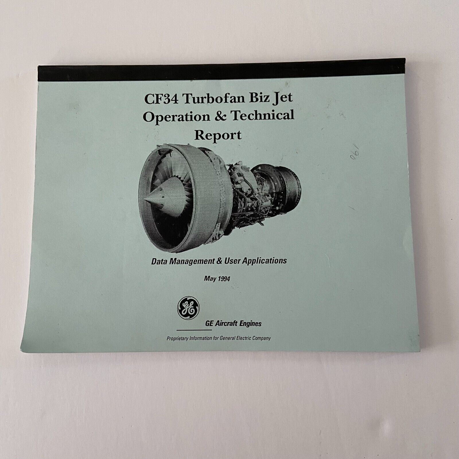 CF34 Turbofan Biz Jet Operation & Technical Report May 1994 GE Aircraft Engines