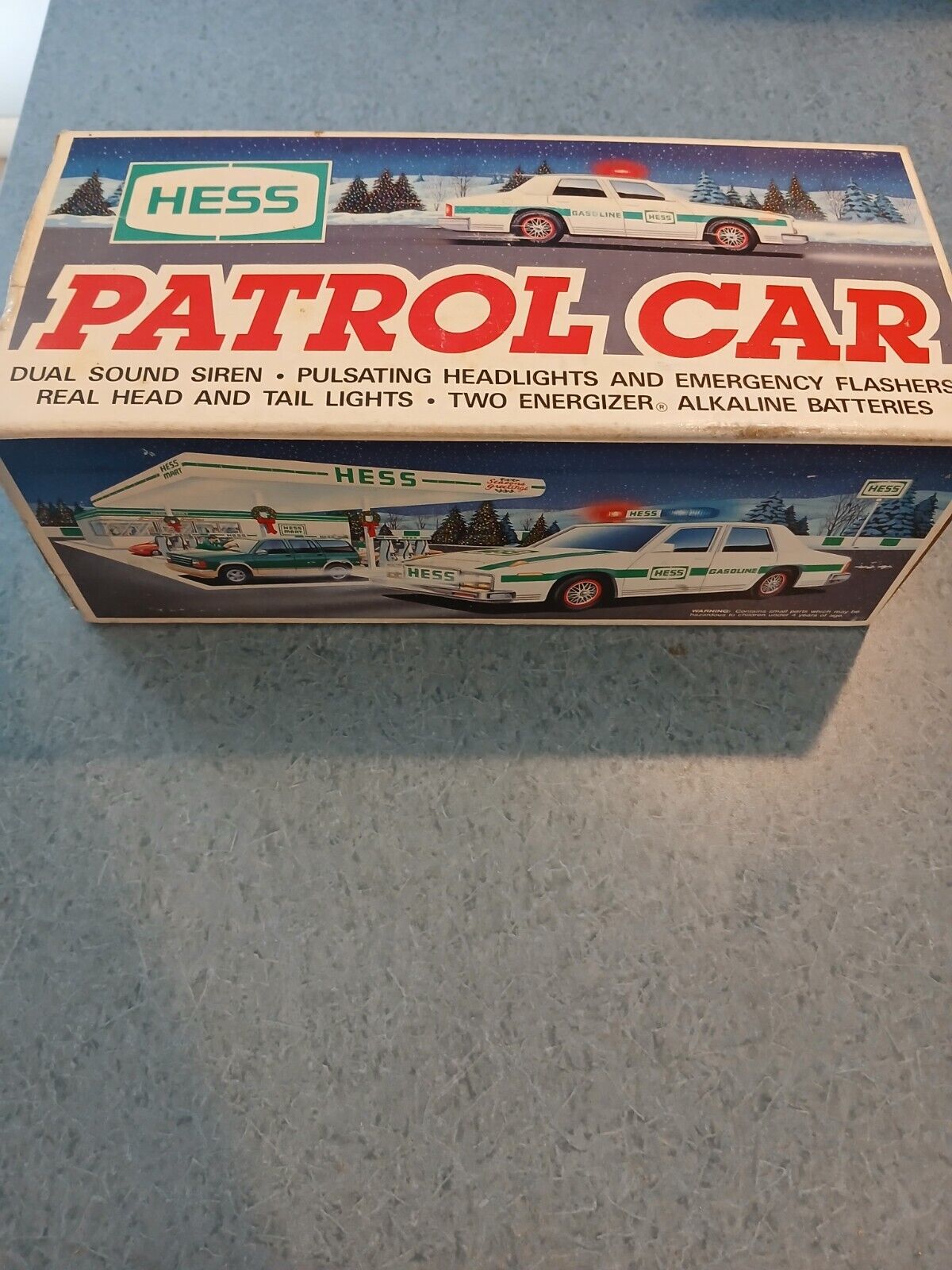 1993 Hess Patrol Car In Original Box w/ Inserts Complete.  Lights And Sound Work