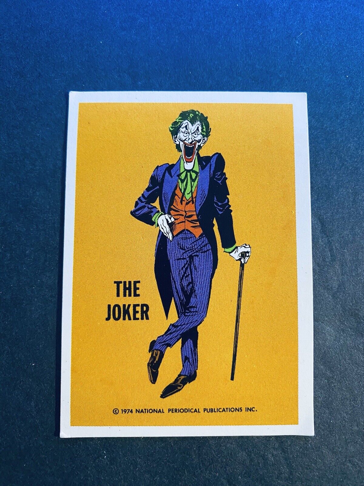 Wonder Bread 1974 The Joker Card National Periodical Publications DC Comics