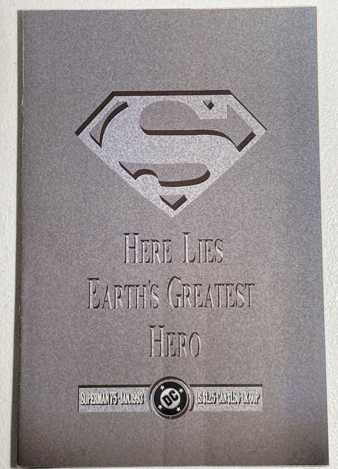Superman #75, Death of Superman, (Newspaper, Stamps, Poster)