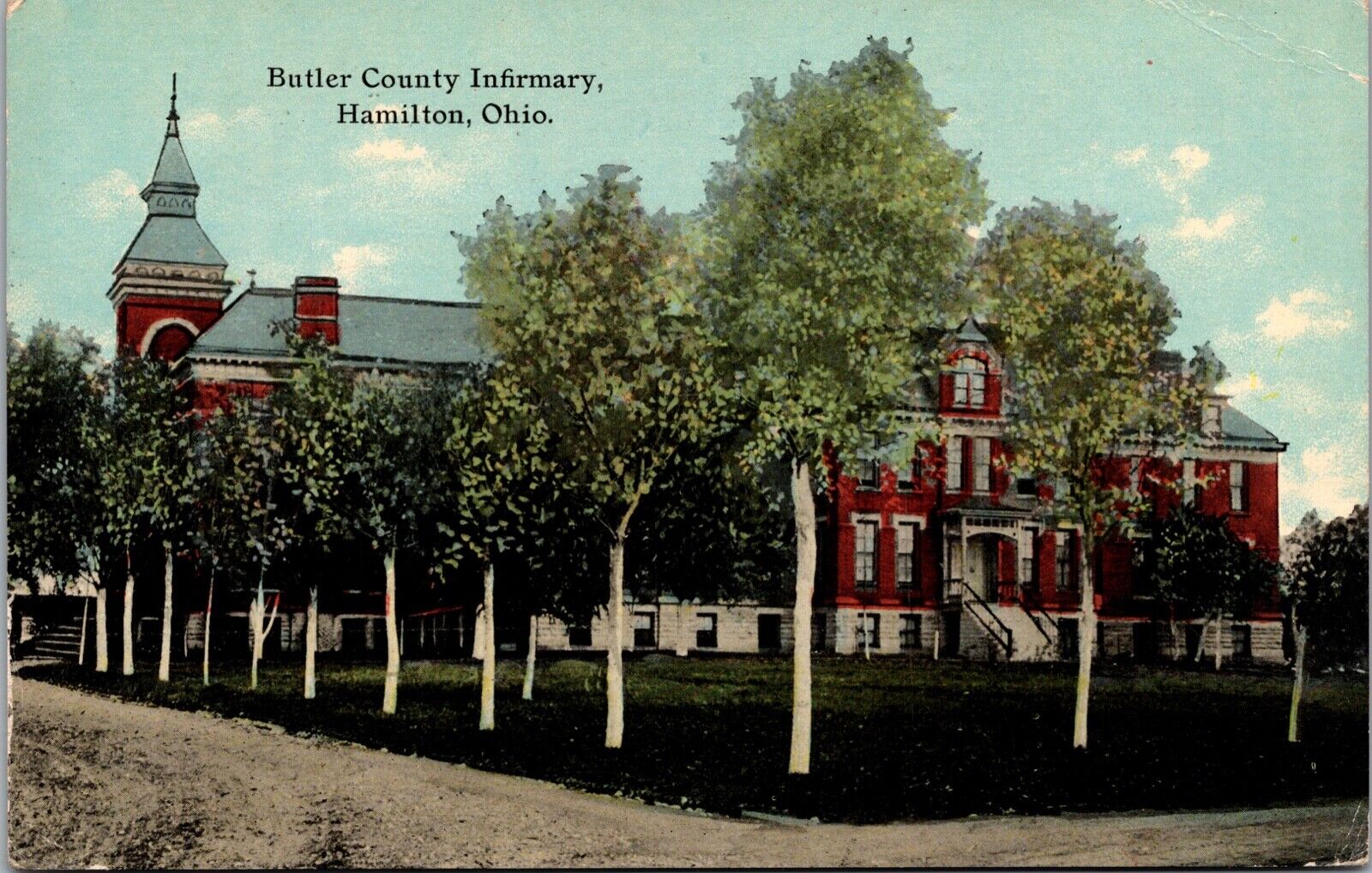 c1910 Butler County infirmary Hamilton OH Ohio