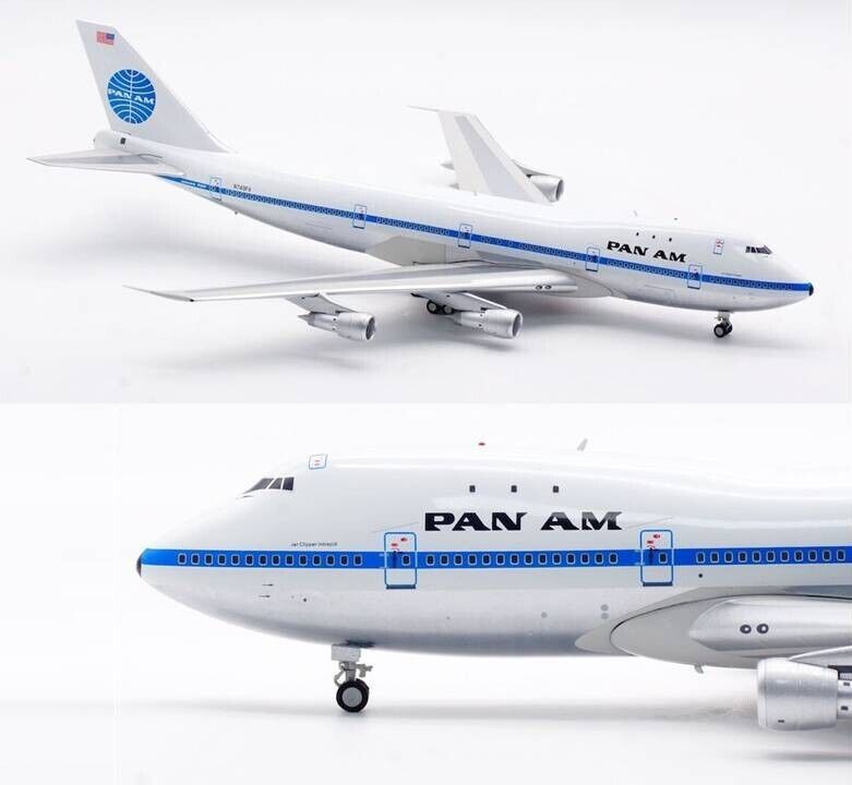 InFlight 1/200 IF741PA0823P Boeing 747-100 Pan Am Clipper Dashing Wave POLISHED