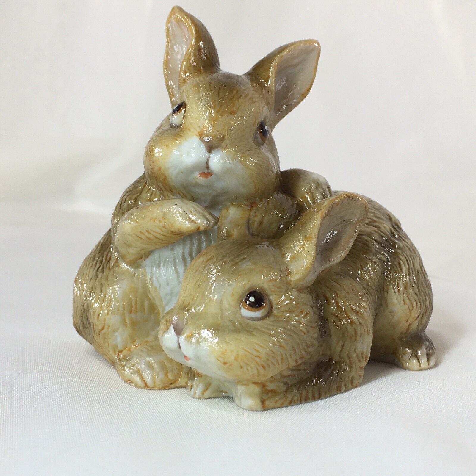 Bunny Rabbit Baby Figurine Homco Vintage Porcelain ❤️