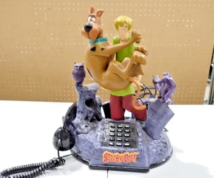 Vintage collectable Scooby Doo Push Button Telephone Phone
