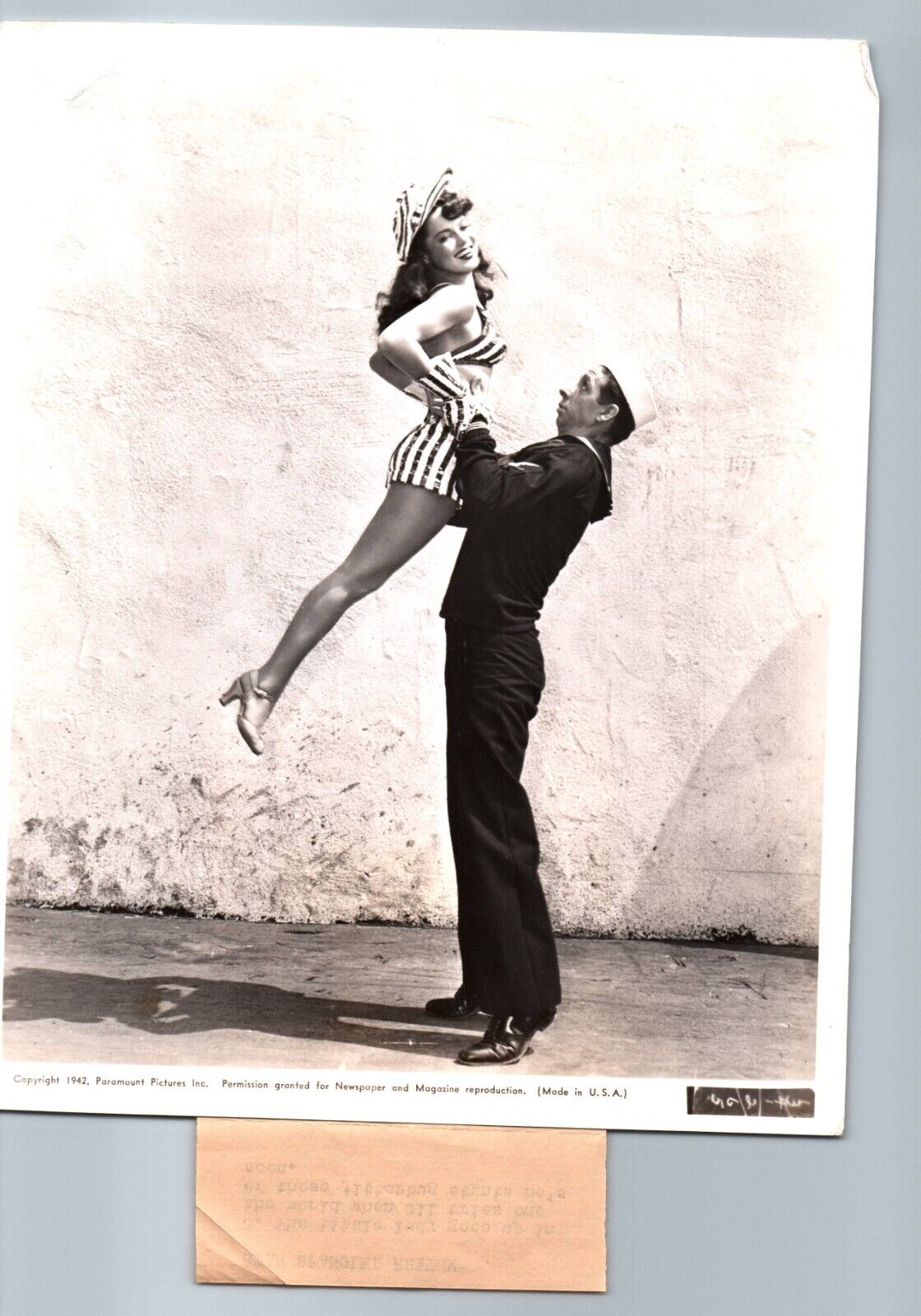 Mary Martin in Happy Go Lucky (1943) ❤ Original Vintage Cheesecake Photo K 348