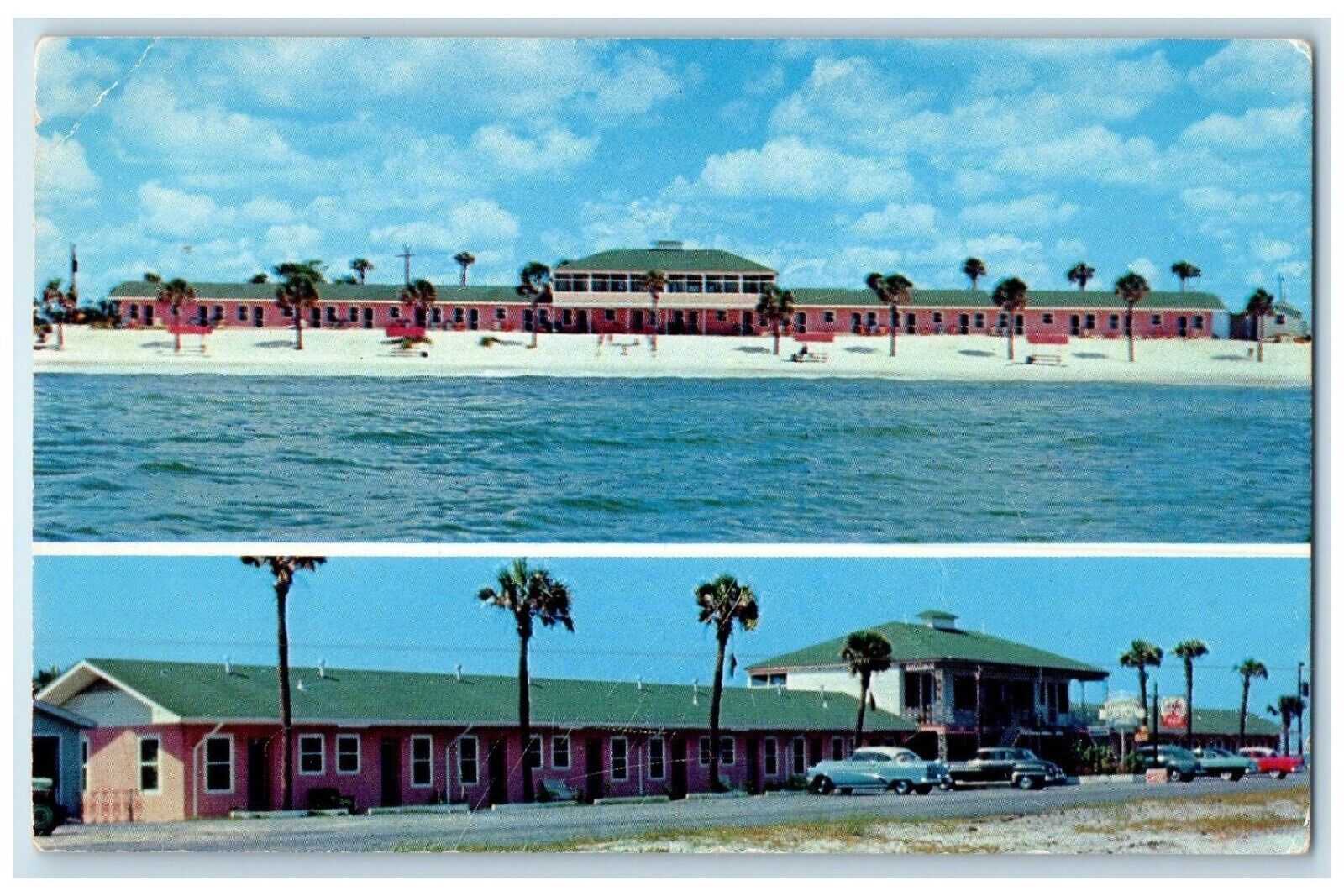 c1960 Rainbow Motel Cafe Mexico Beach Port St. Joe Exterior Florida FL Postcard