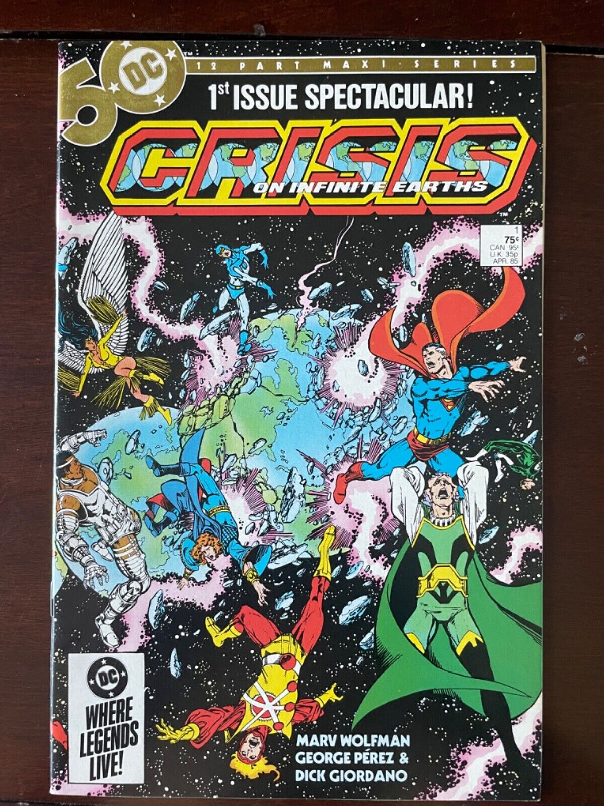 Crisis on Infinite Earths #1 (DC Comics April 1985)