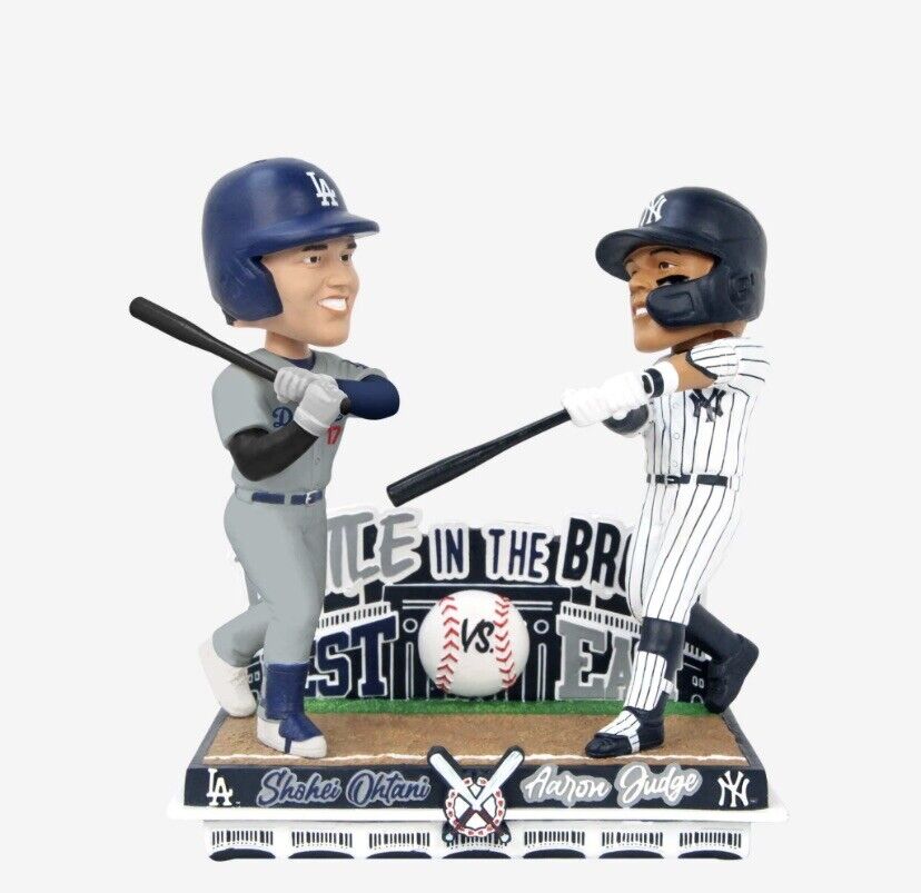 ✅Aaron Judge & Shohei Ohtani-Yankees & Dodgers Battle In The Bronx Bobblehead✅