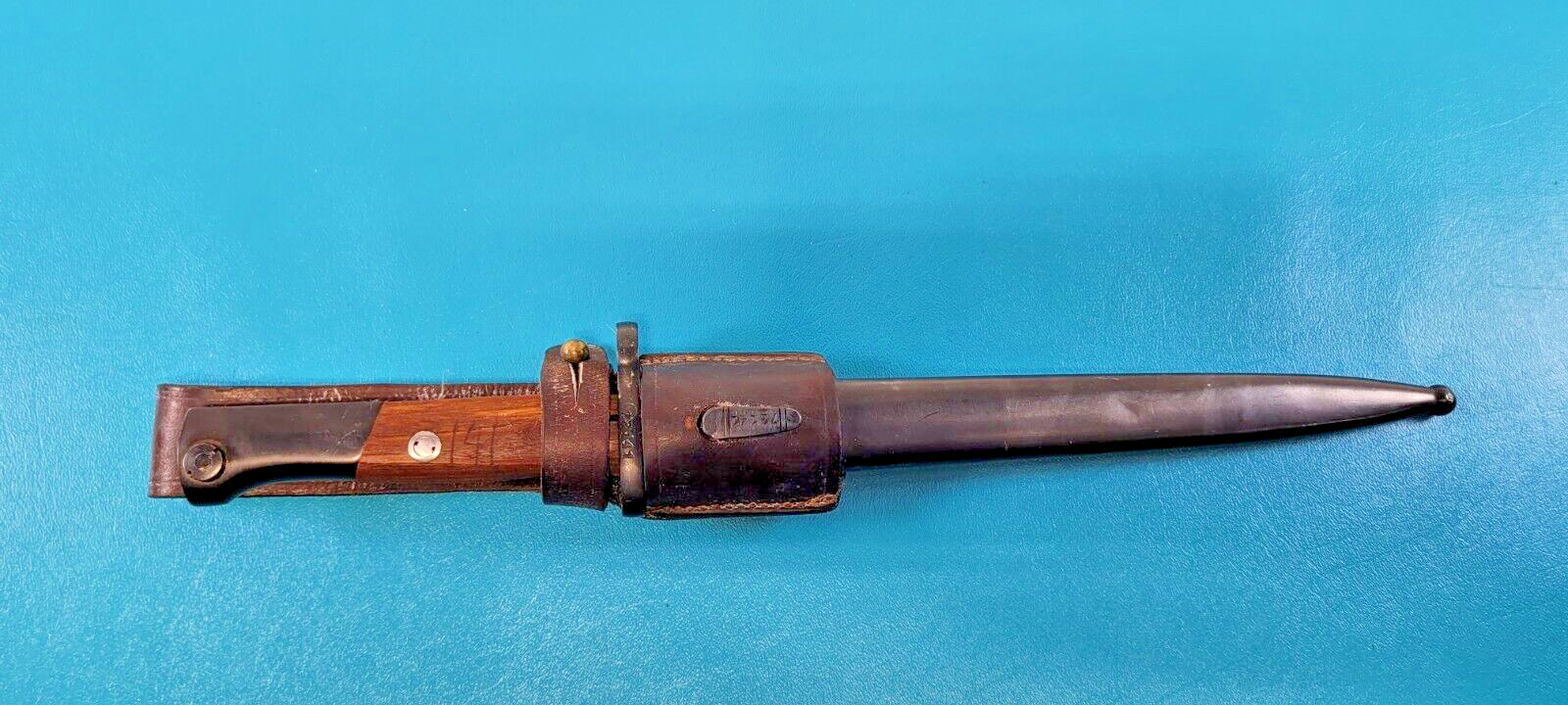 Vintage Yugoslavian Model 1948 Rifle Bayonet & Scabbard Matching S/N#