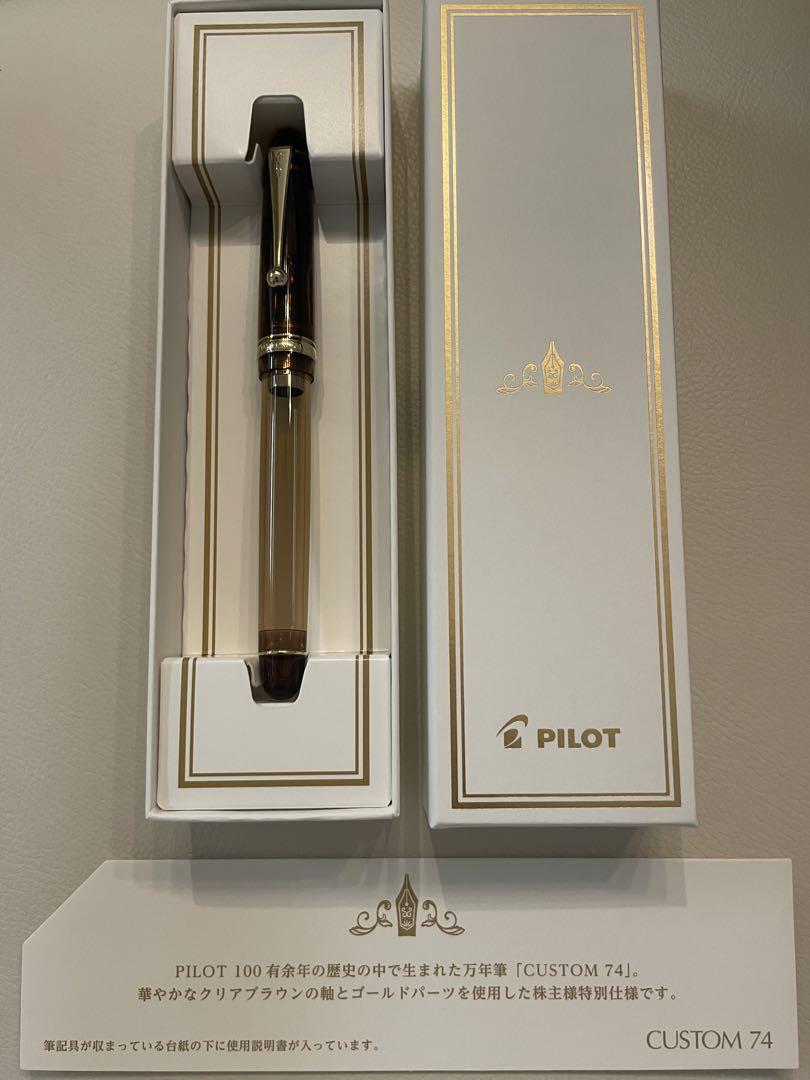 【NEW】 PILOT custom 74  fountain pen  14K 585   F    limited edition   from Japan