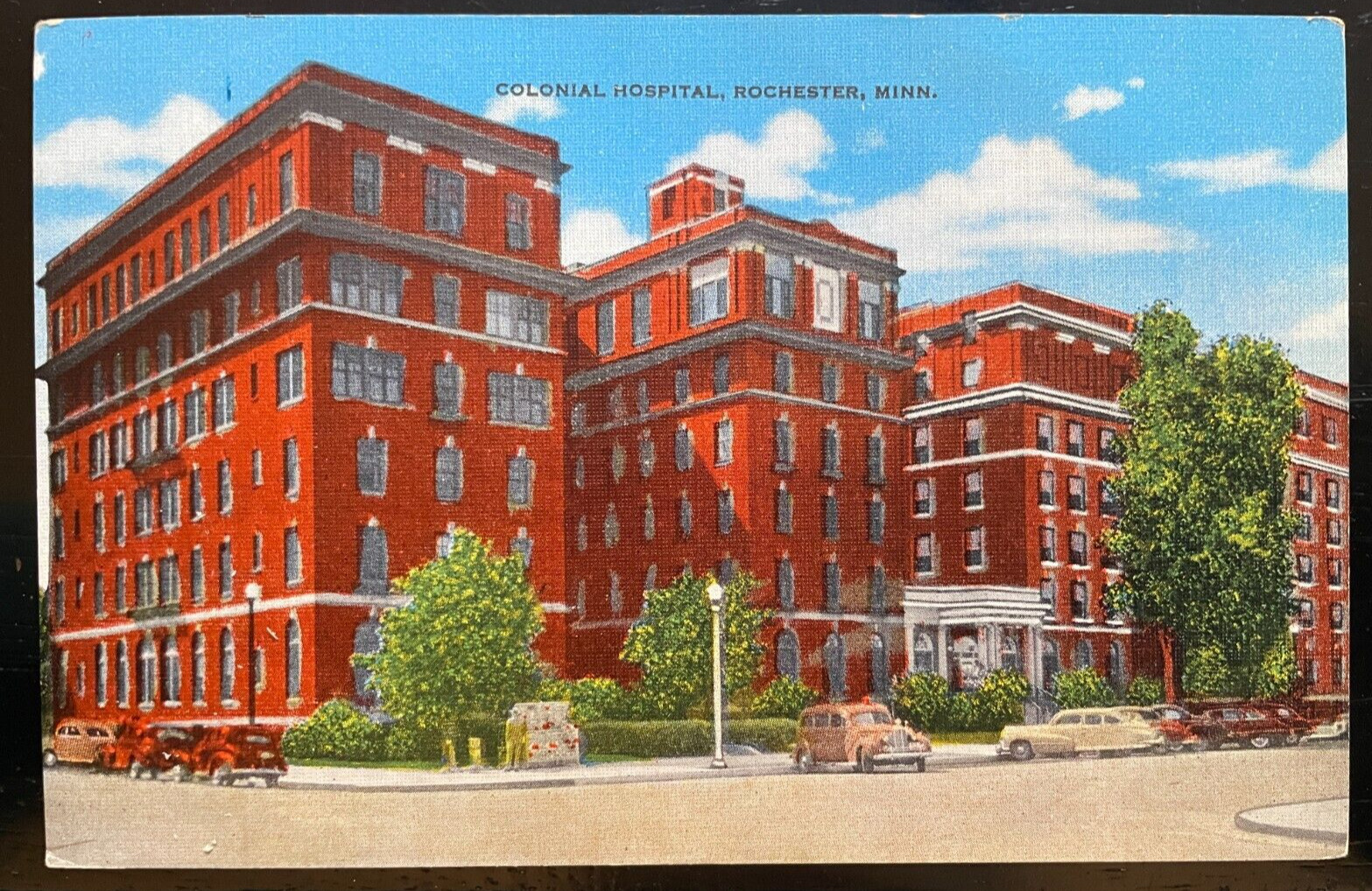 Vintage Postcard 1930-1945 Colonial Hospital, Rochester, Minnesota (MN)