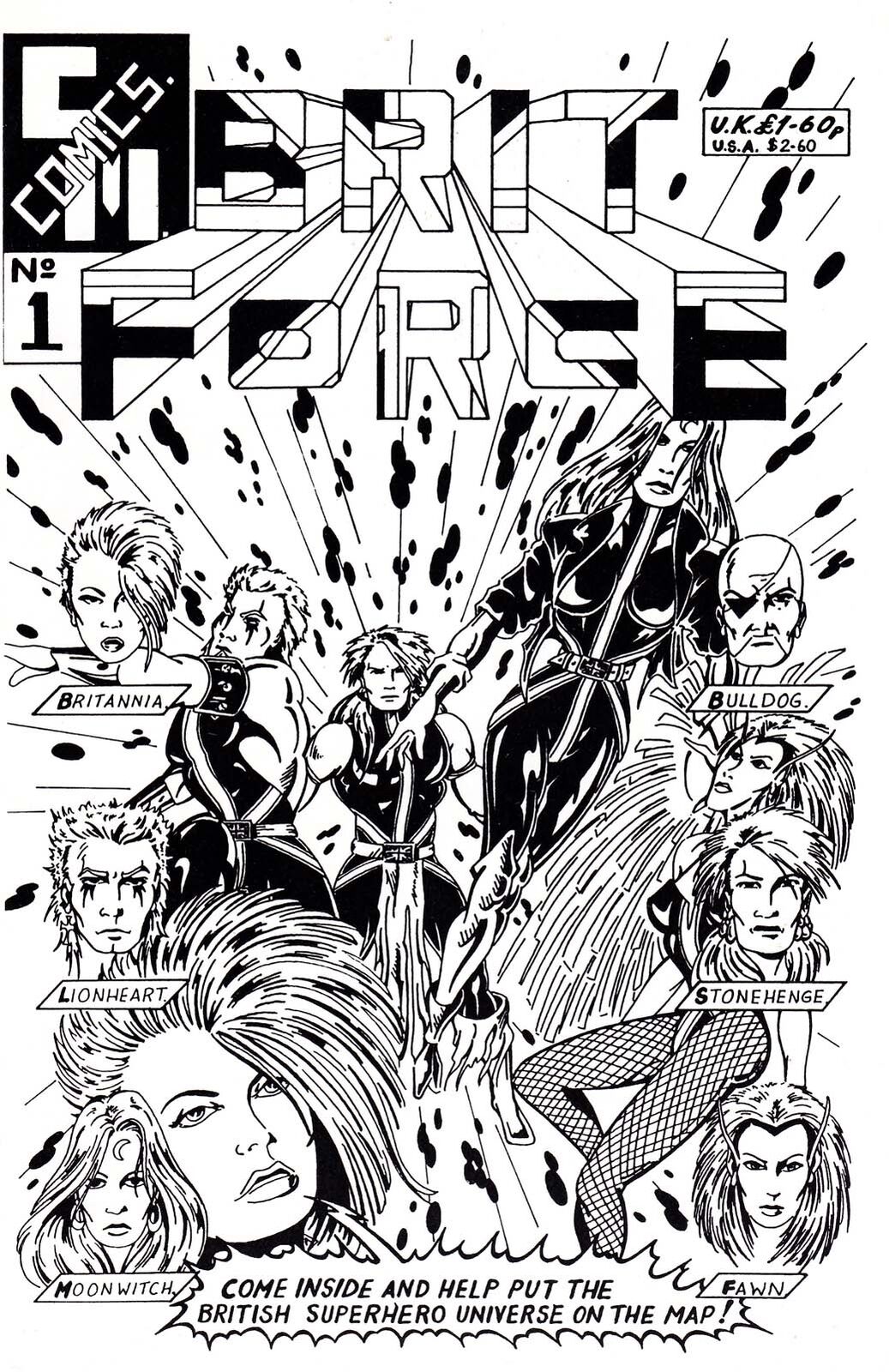 Brit Force #1 VF/NM; CM | we combine shipping