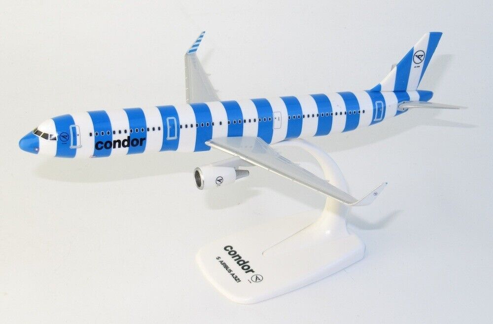 PPC Condor Airbus A321-200 Sea Stripe Color Desk Display Model 1/200 AV Airplane