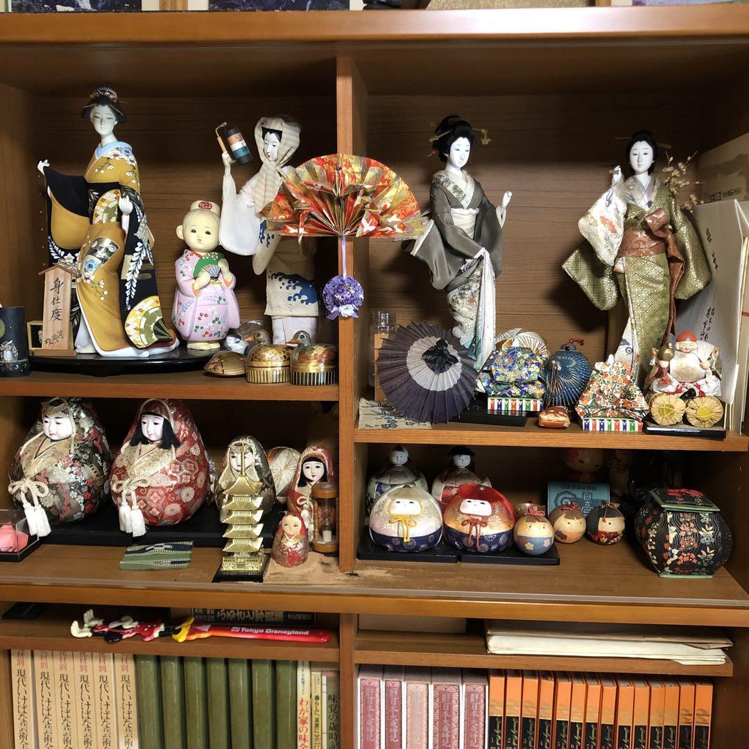 Japanese Doll Vintage Antiques syouwa retoro Kyoto All products on the shelves