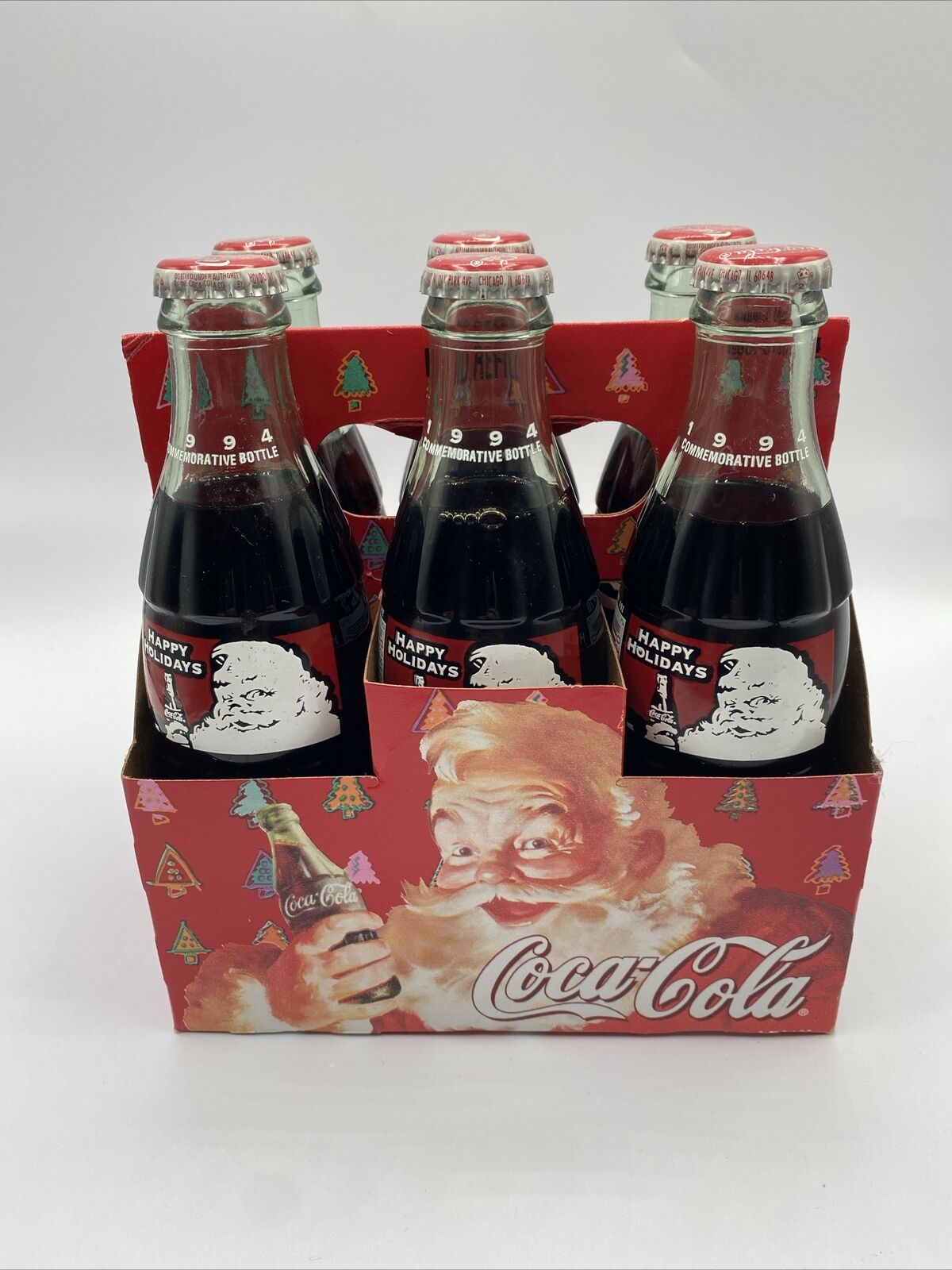 Coca Cola 6 Pack 1994 Christmas edition Unopened