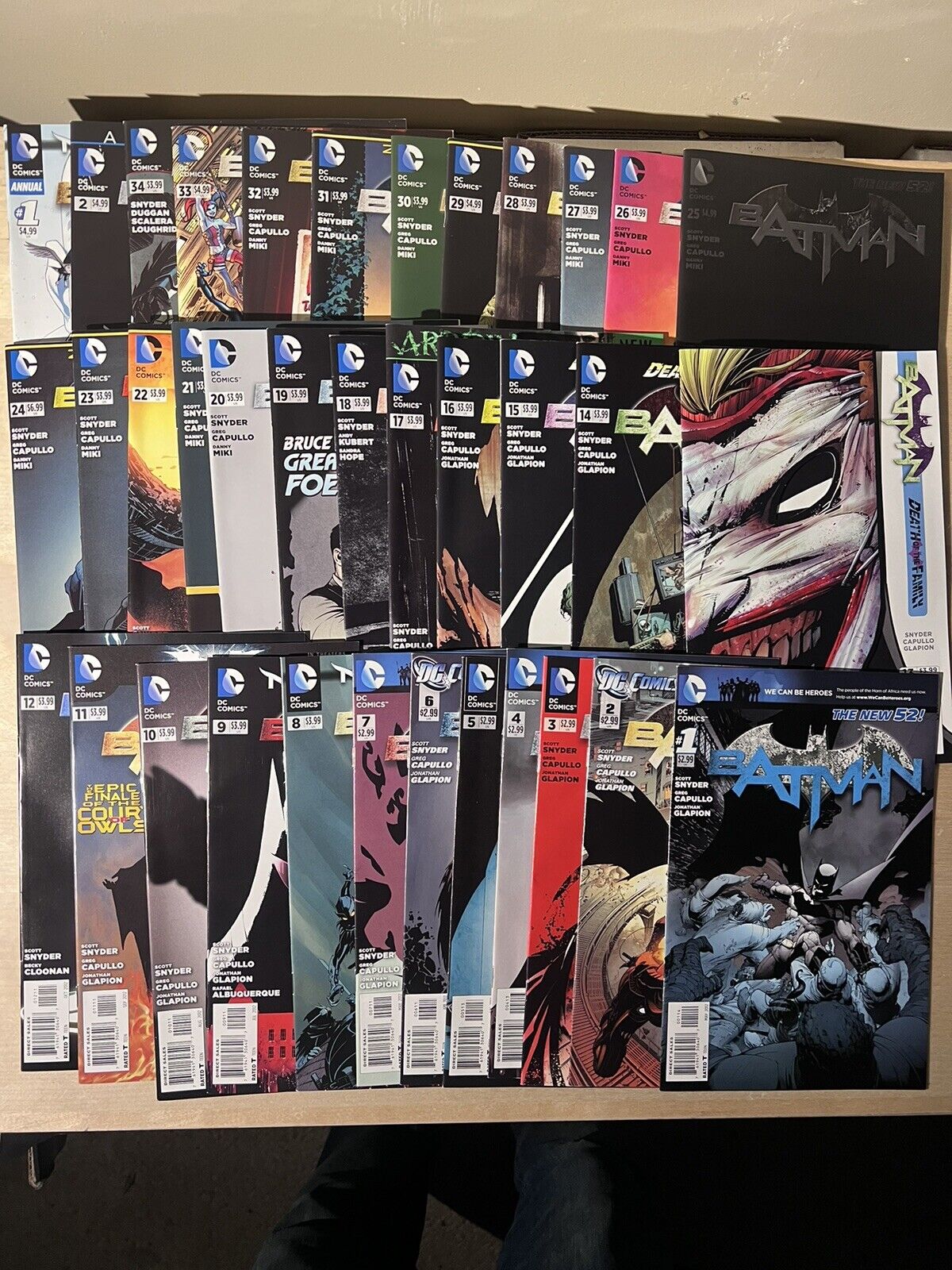 BATMAN #1-34+ Annuals 1 & 2 ( 2011 DC Comics ) The New 52 -See Pics For Details 