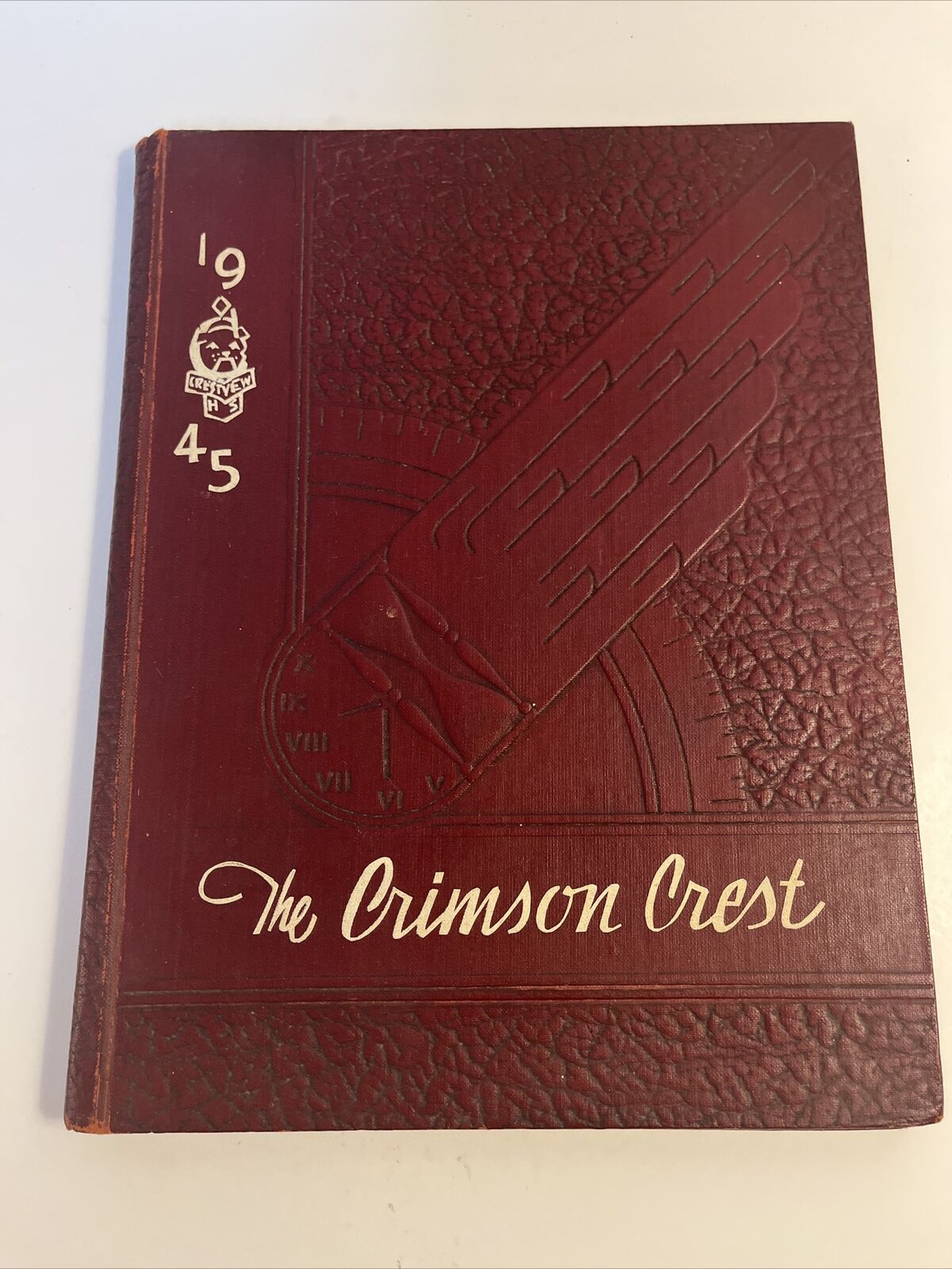 The Crimson Crest 1945 Year Book Crestview High School, Florida 