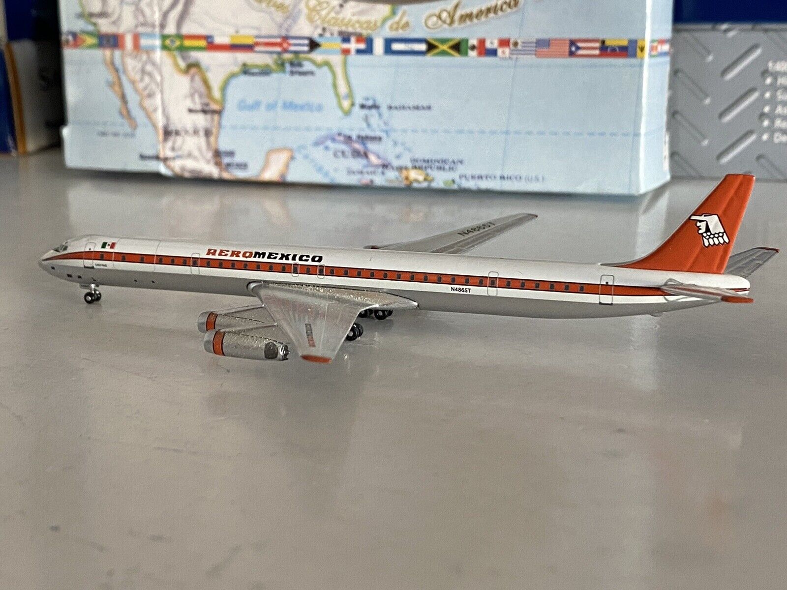 Aeroclassics Aeromexico Douglas DC-8-63 1:400 N4865T ACN4865T