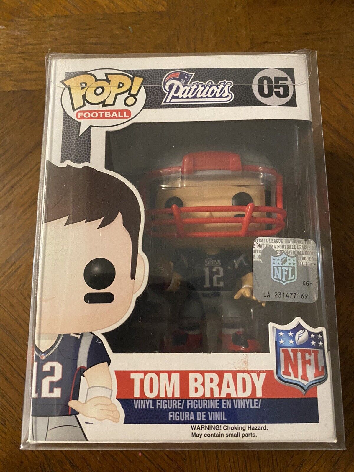 Funko Pop NFL Tom Brady New England Patriots #05 Brand New In Protector