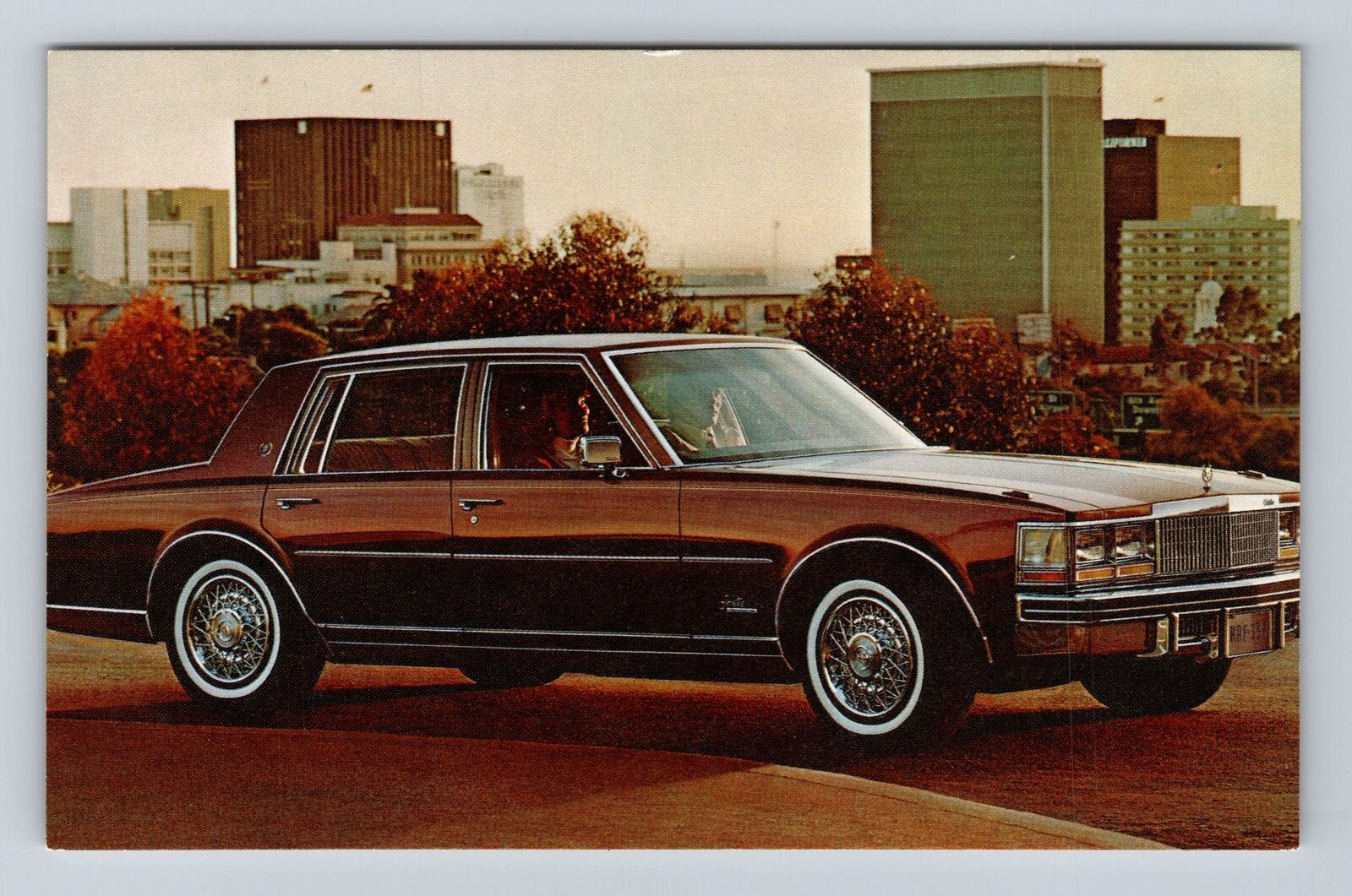 Cadillac For 1977, Car, Transportation, Antique, Vintage Souvenir Postcard