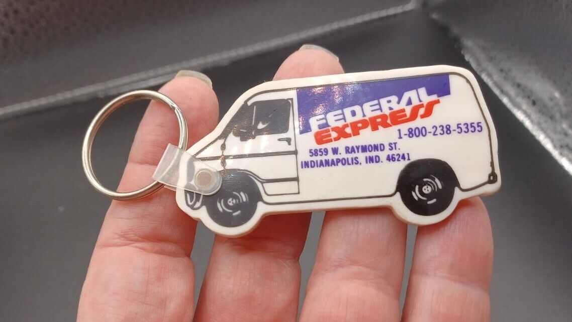 Federal Express FedEx Delivery Van Keychain